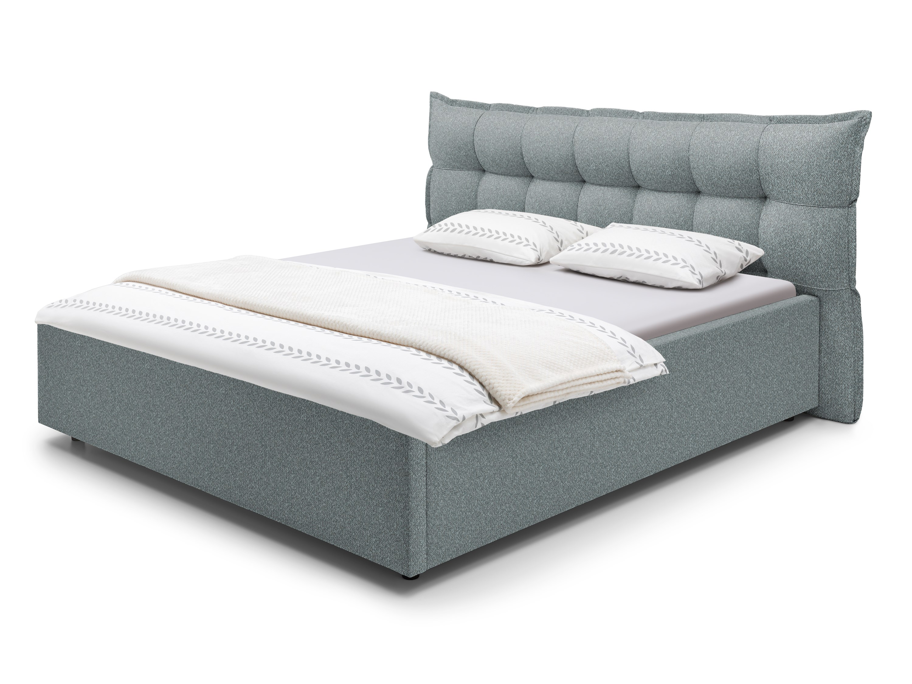 Bed Luik | 160 x 220 cm | Rhythm 875, grijsblauw