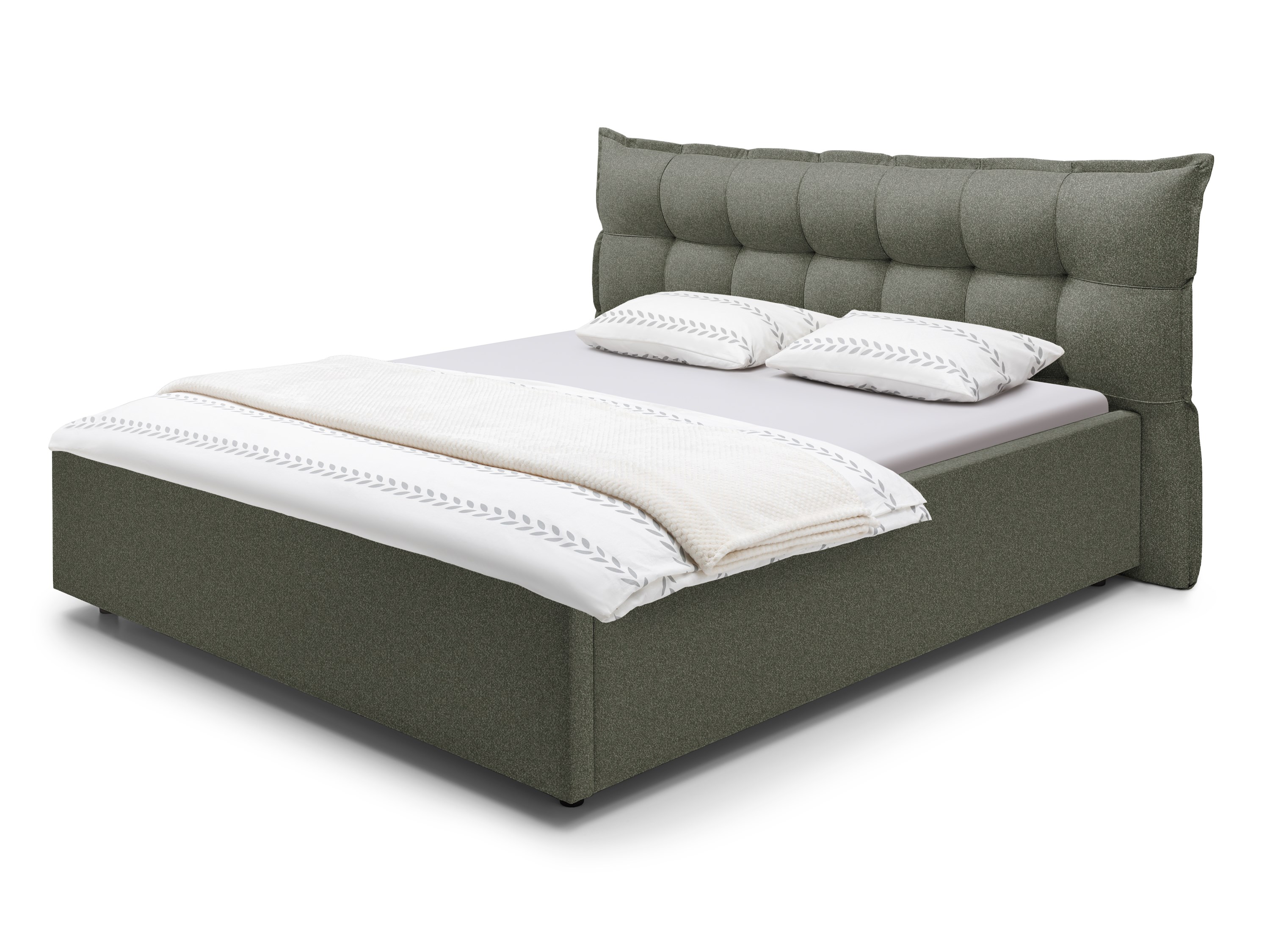 Bed Luik | 180 x 220 cm | Rhythm 886, groen