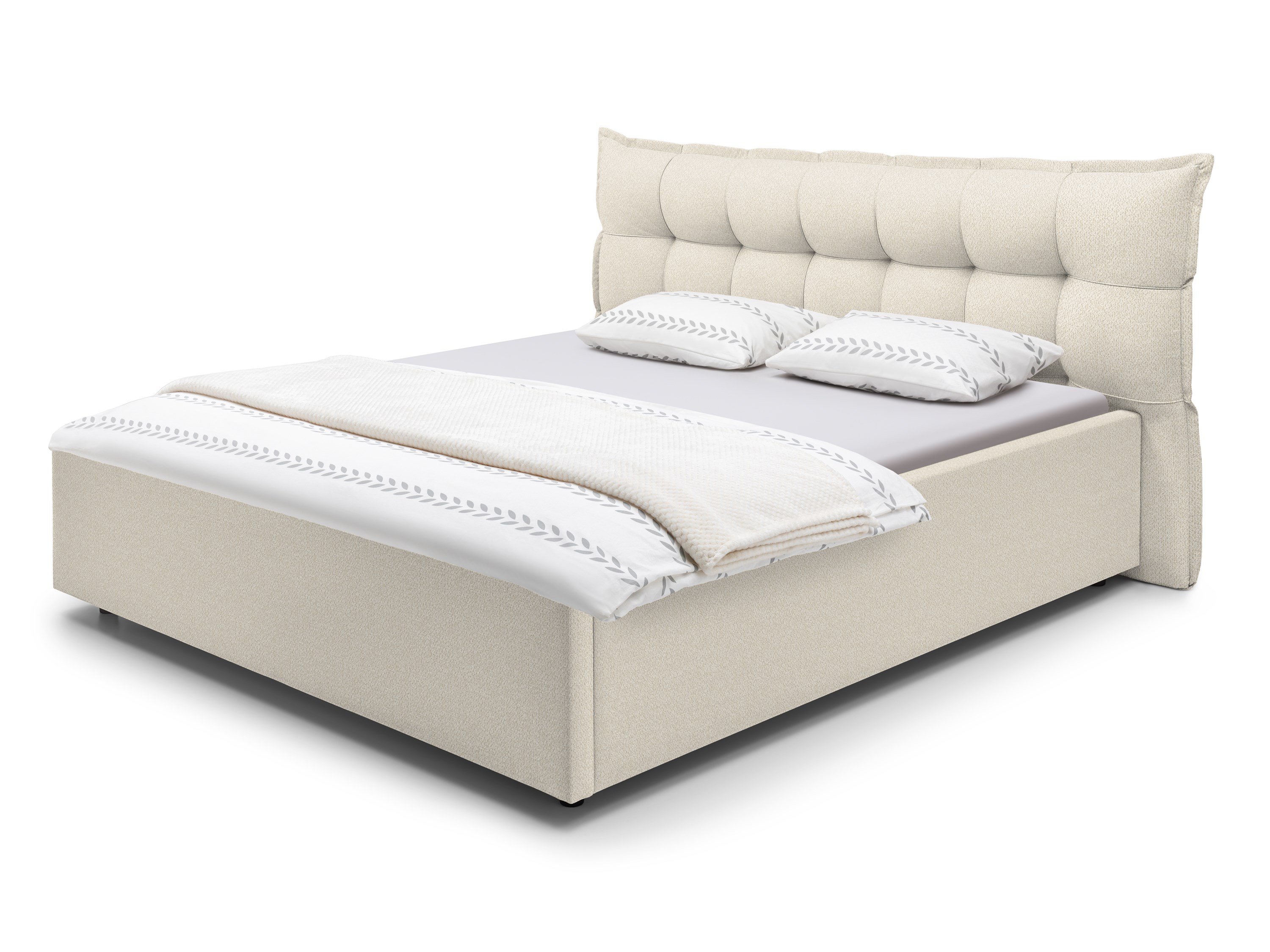 Bed Luik | 160 x 220 cm | Rhythm 878, ecru