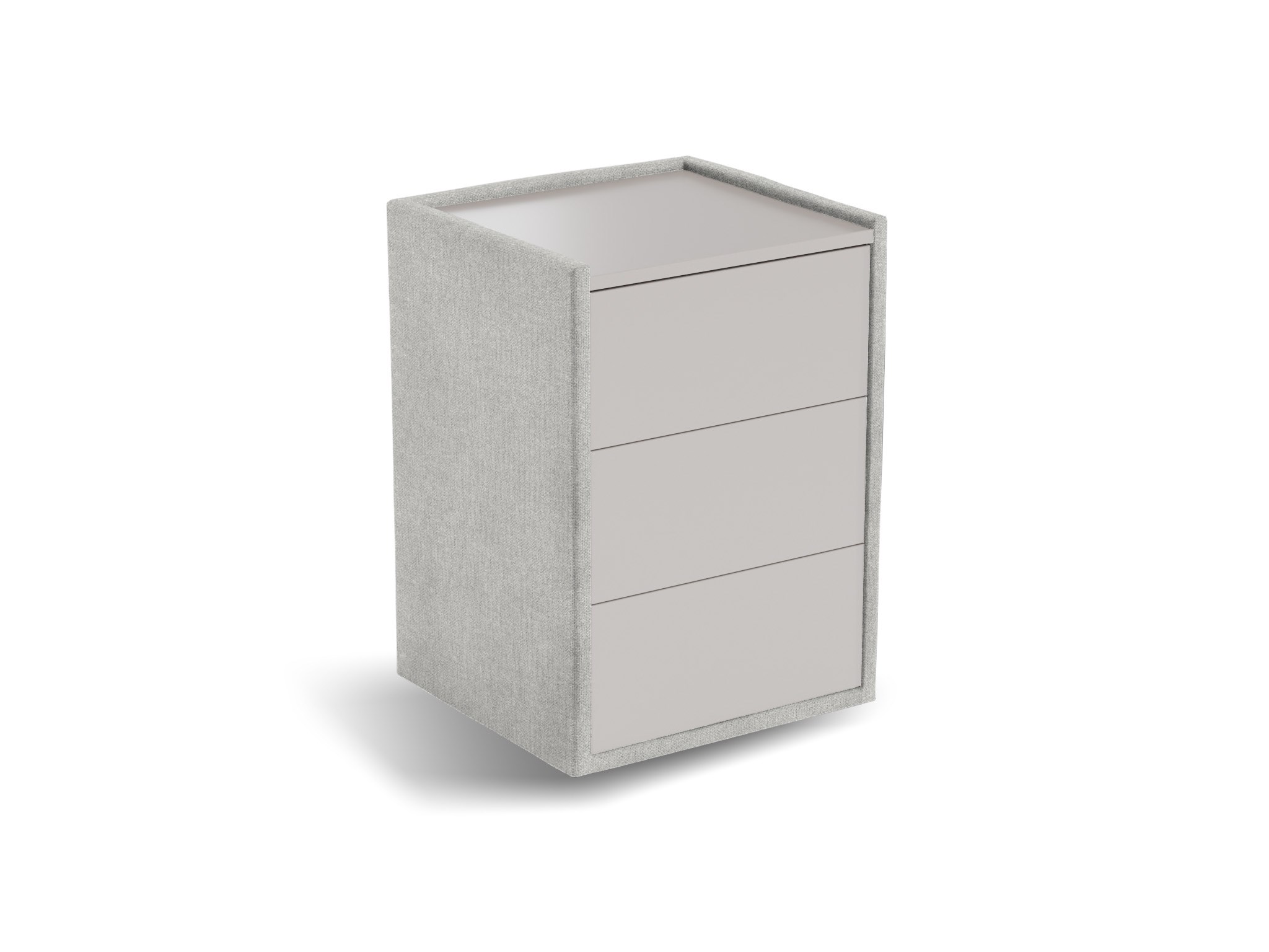 Nachtkastje Roy | Front taupe | Cyber | lichtgrijs