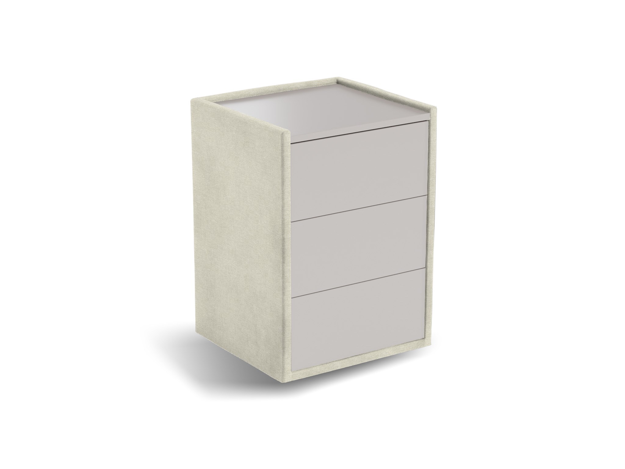 Nachtkastje Roy | Front taupe | Cyber | parel