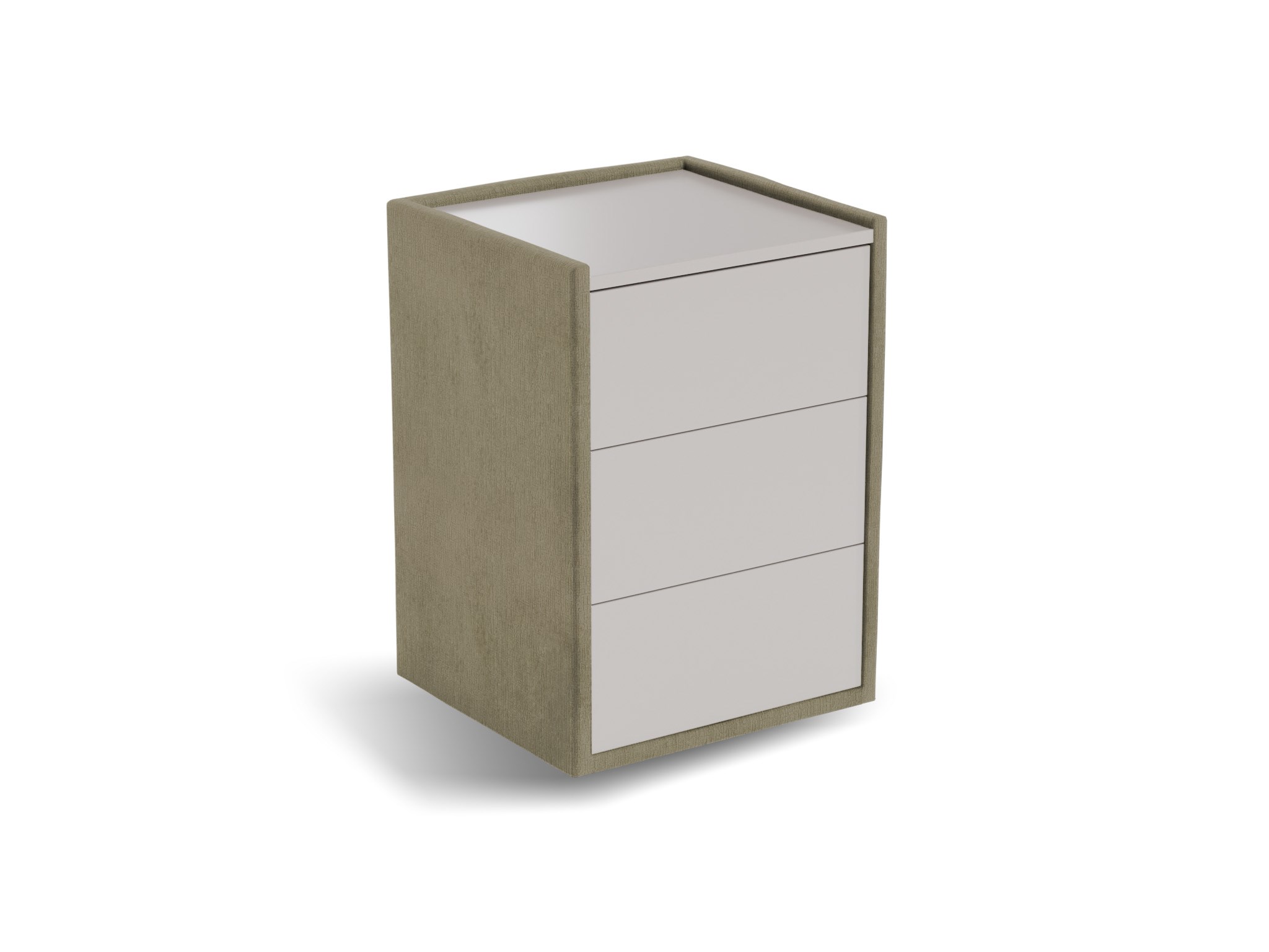Nachtkastje Roy | Front taupe | fusion | bruin