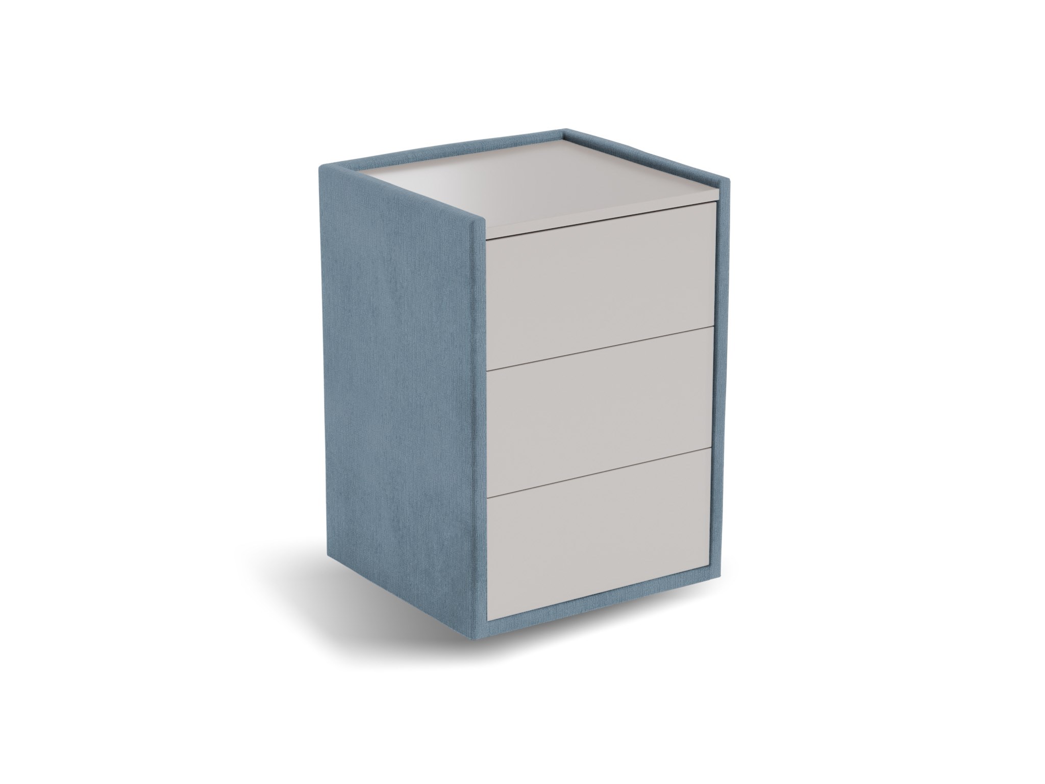 Nachtkastje Roy | Front taupe | fusion | grijsblauw