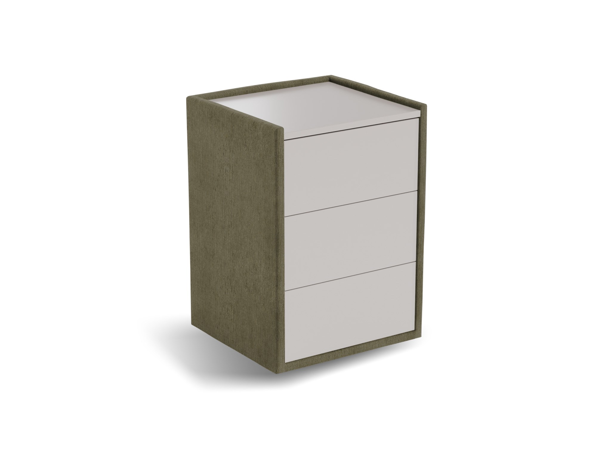 Nachtkastje Roy | Front taupe | fusion | groen