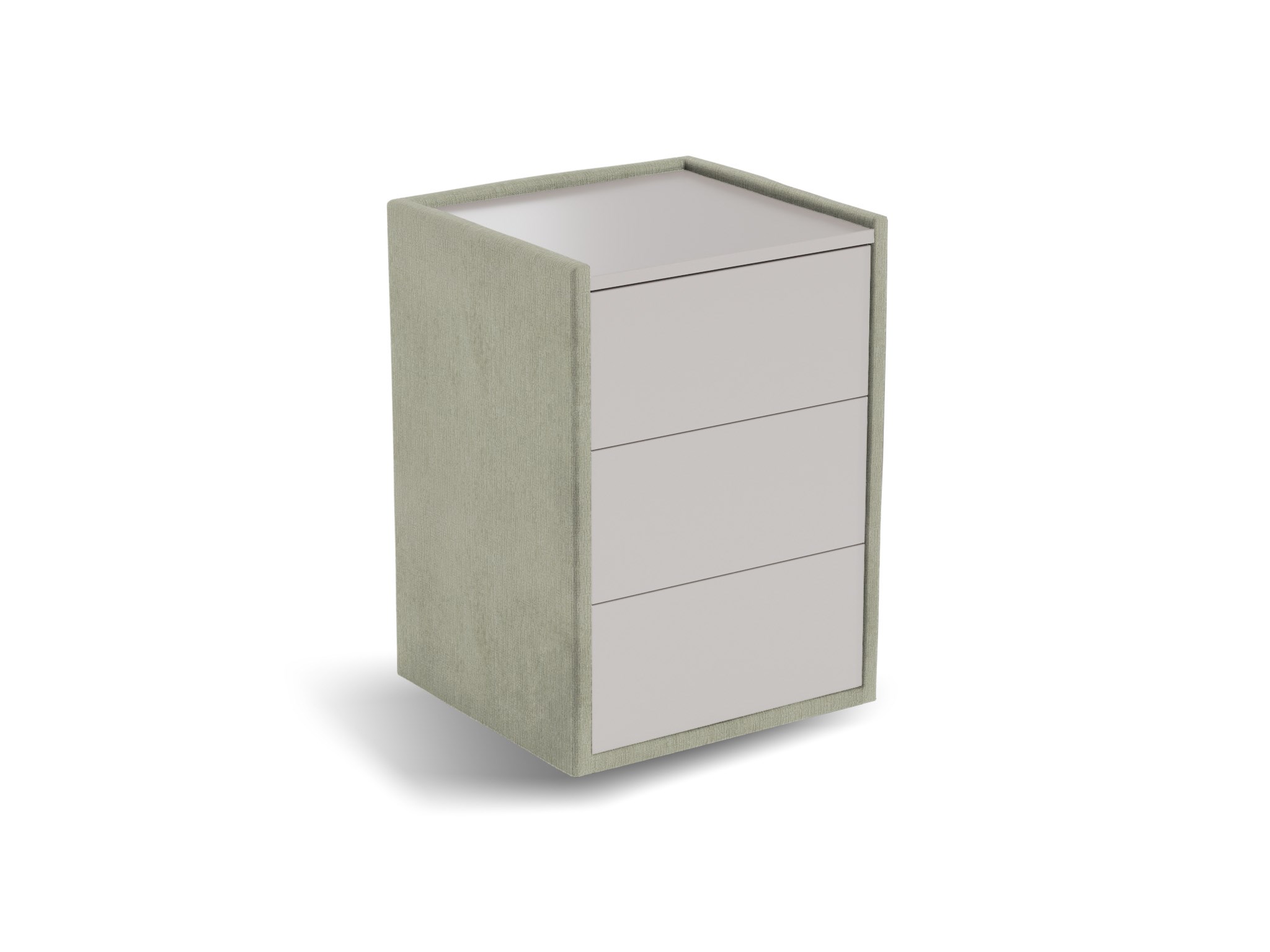 Nachtkastje Roy | Front taupe | fusion | linnen