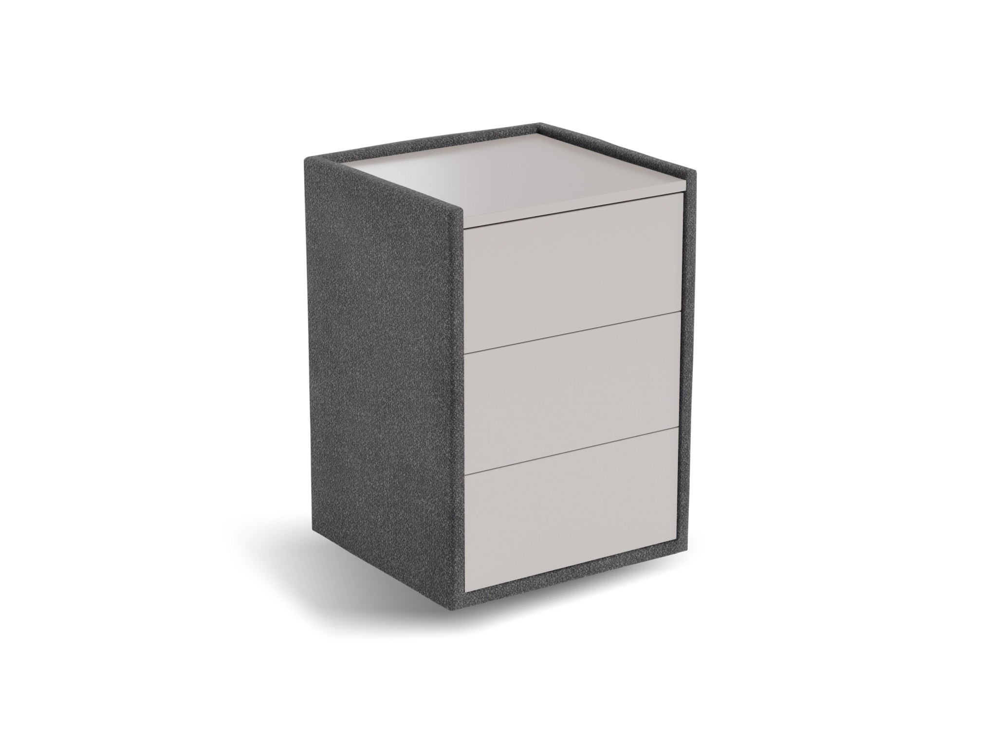 Nachtkastje Roy | Front taupe | Rhythm | antraciet
