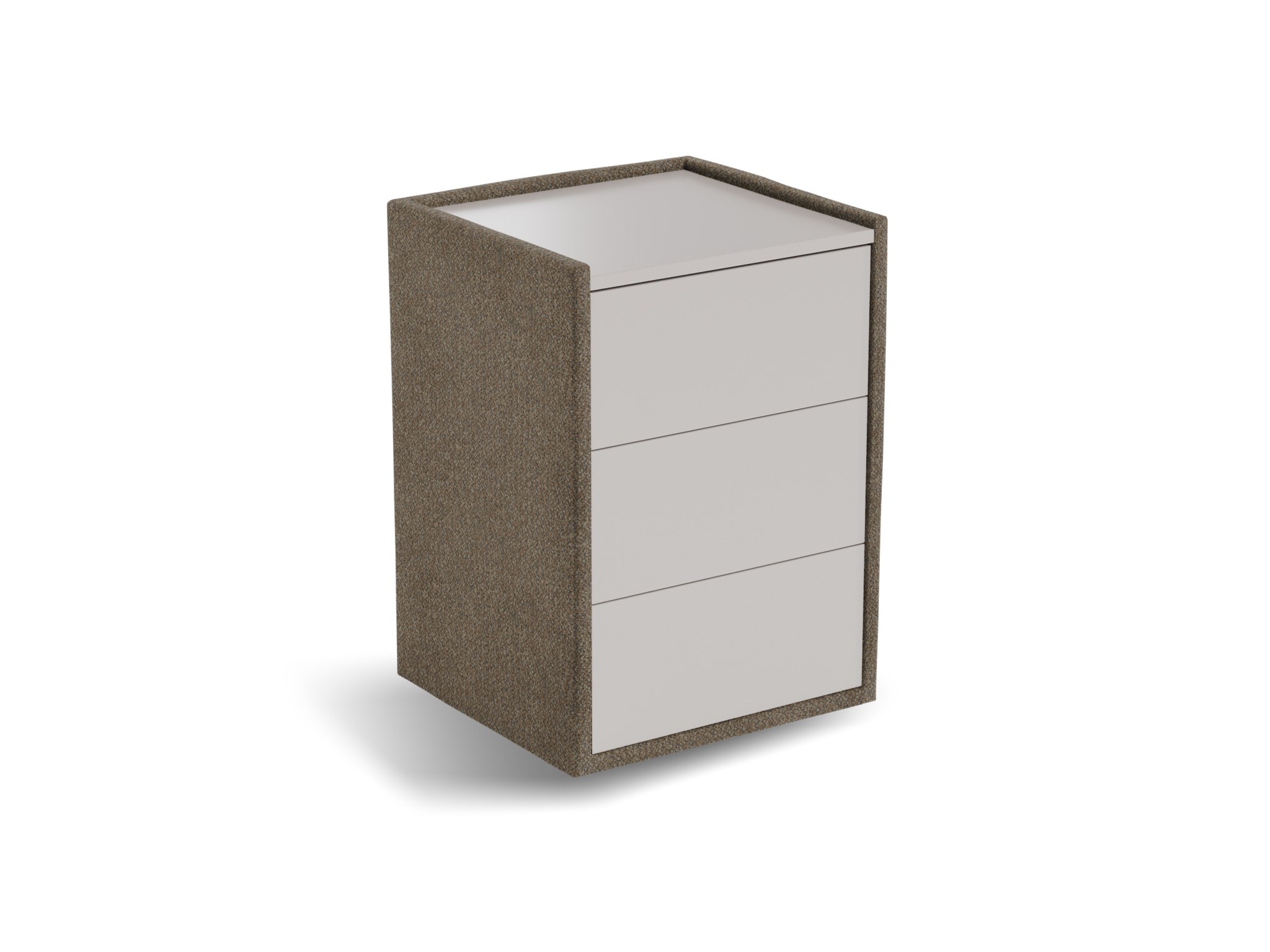 Nachtkastje Roy | Front taupe | Rhythm | bruin