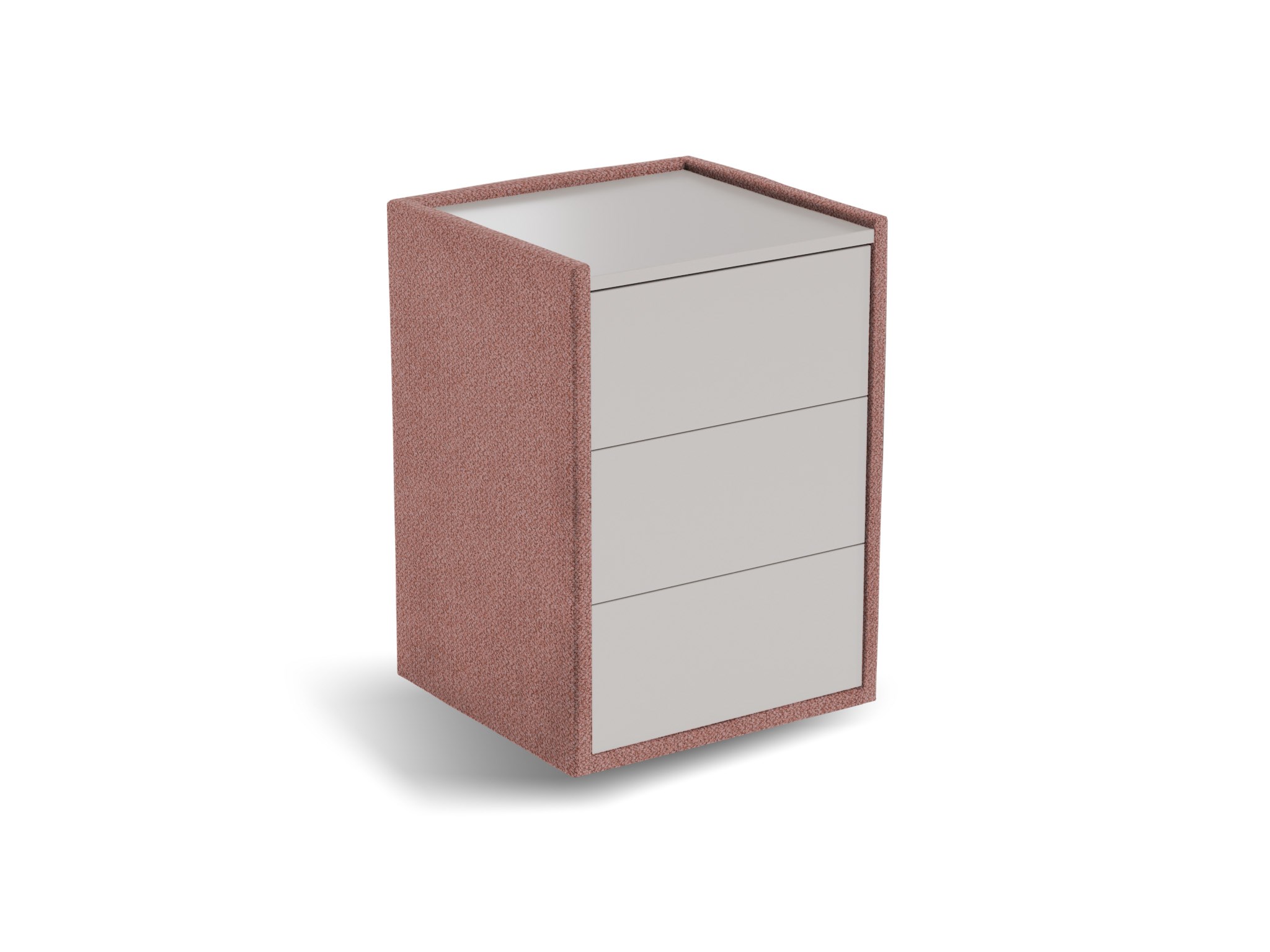 Nachtkastje Roy | Front taupe | Rhythm | roze