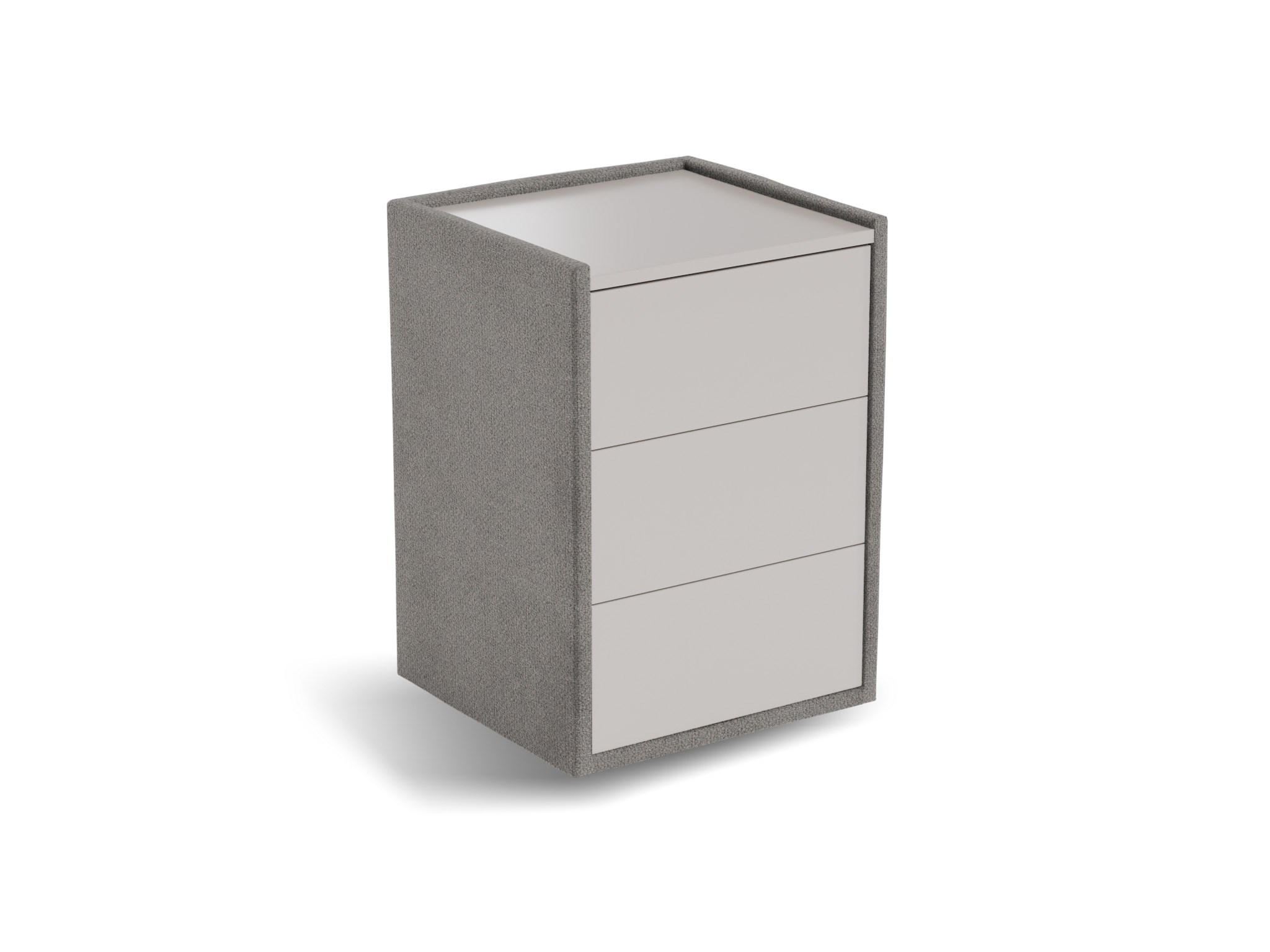 Nachtkastje Roy | Front taupe | Rhythm | staal