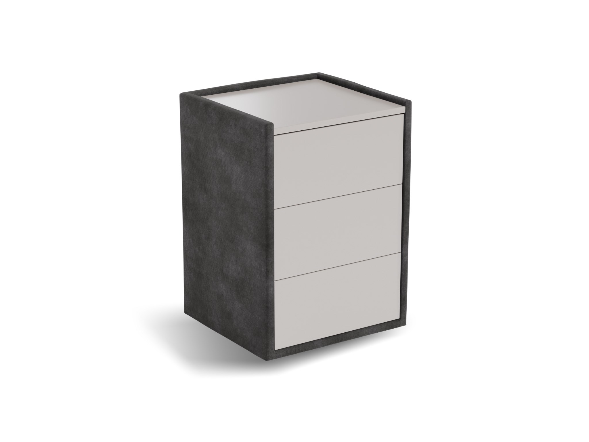 Nachtkastje Roy | Front taupe | Adore | antraciet