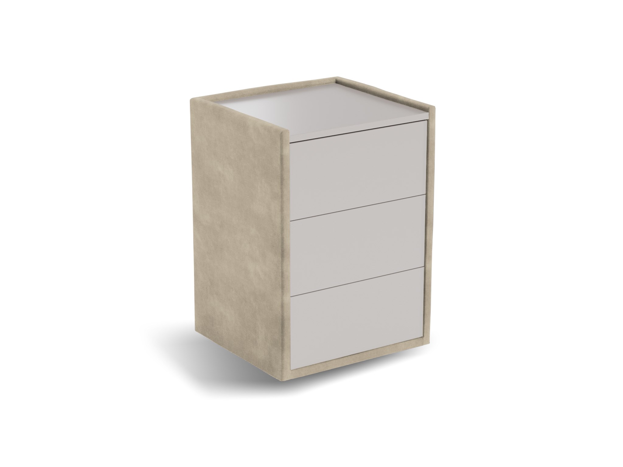 Nachtkastje Roy | Front taupe | Adore | linnen