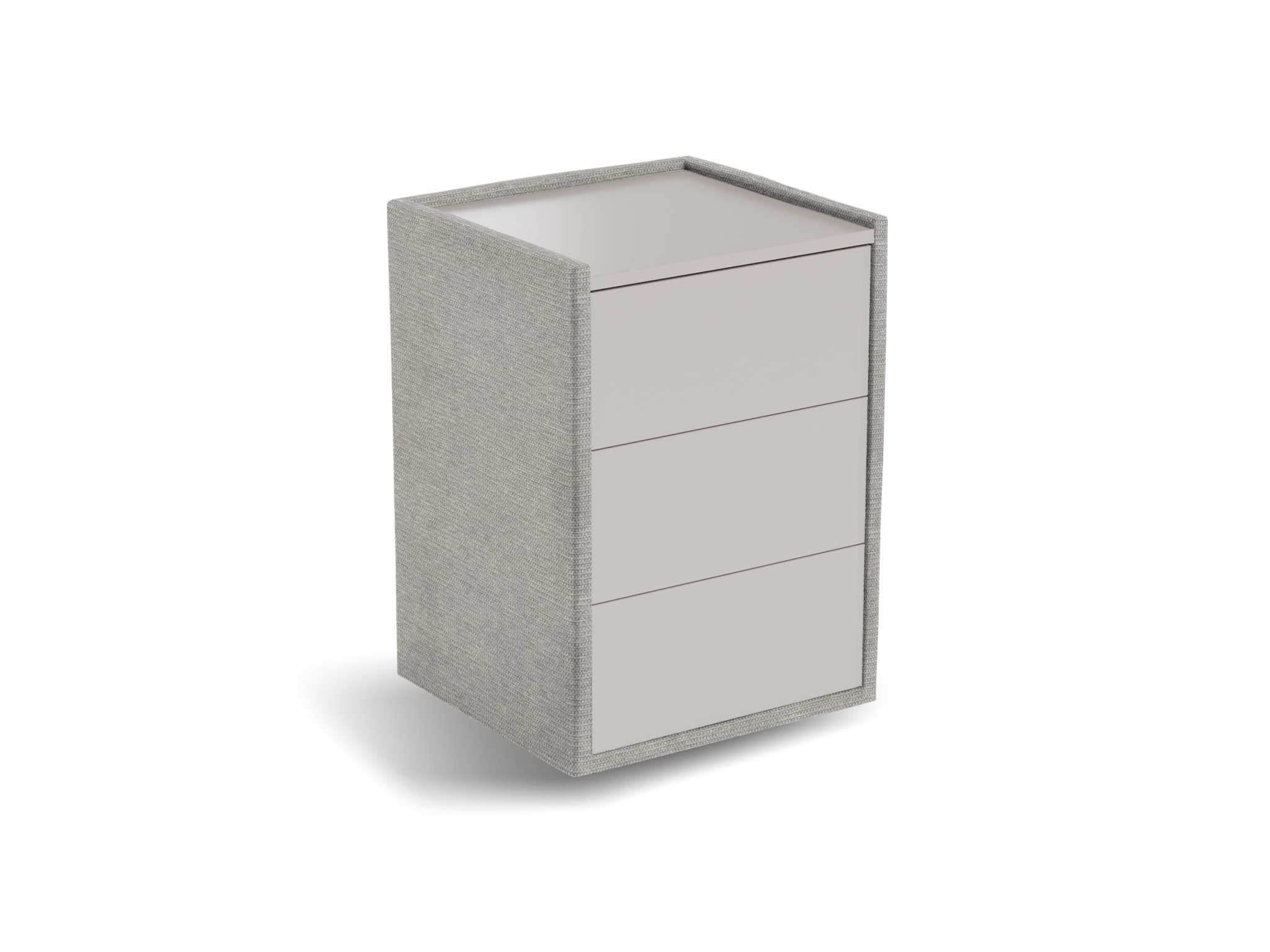 Nachtkastje Roy | Front taupe | Mito | asgrijs