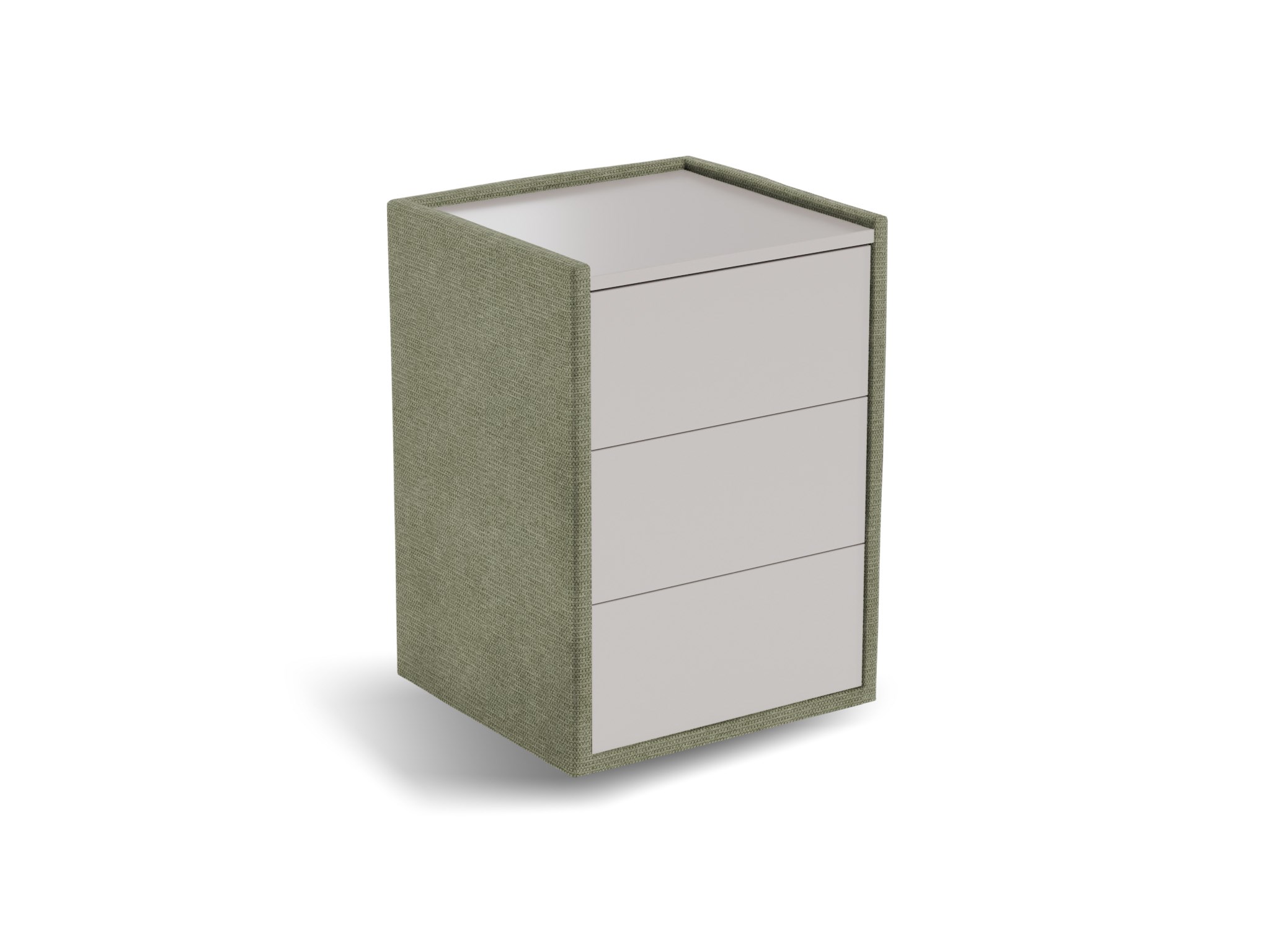 Nachtkastje Roy | Front taupe | Mito | groen