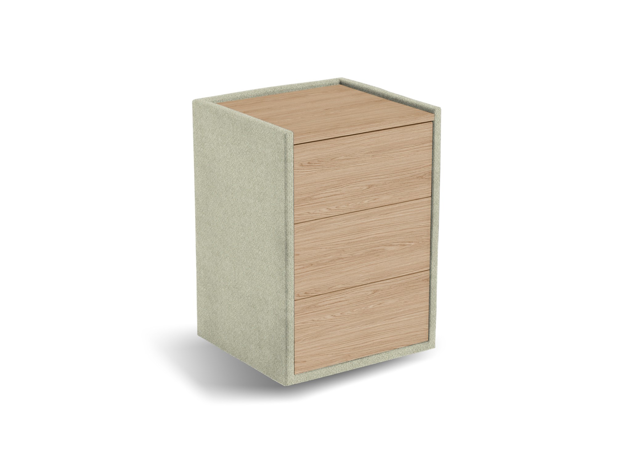 Nachtkastje Roy | Front eiken | Rhythm | naturel