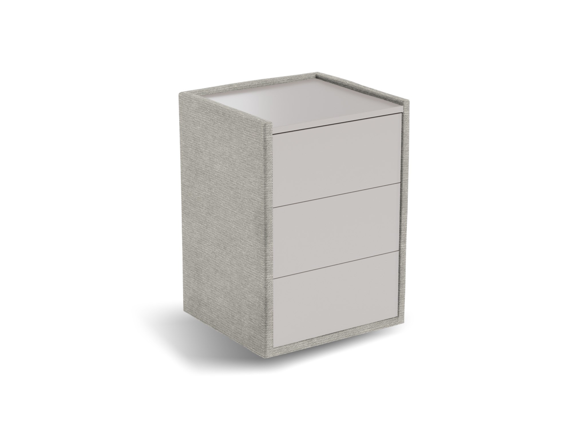 Nachtkastje Roy | Front taupe | Mito | lichtgrijs