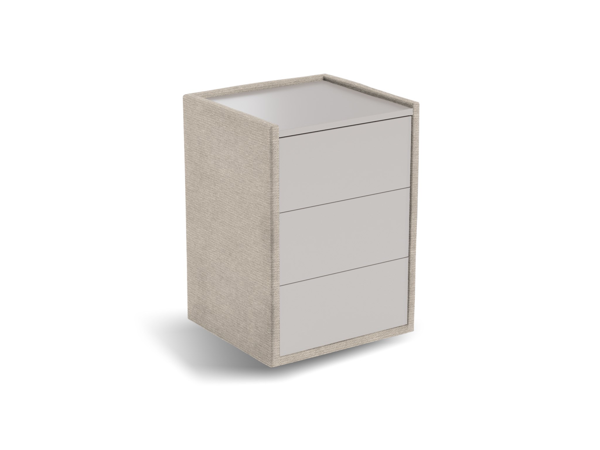 Nachtkastje Roy | Front taupe | Mito | naturel