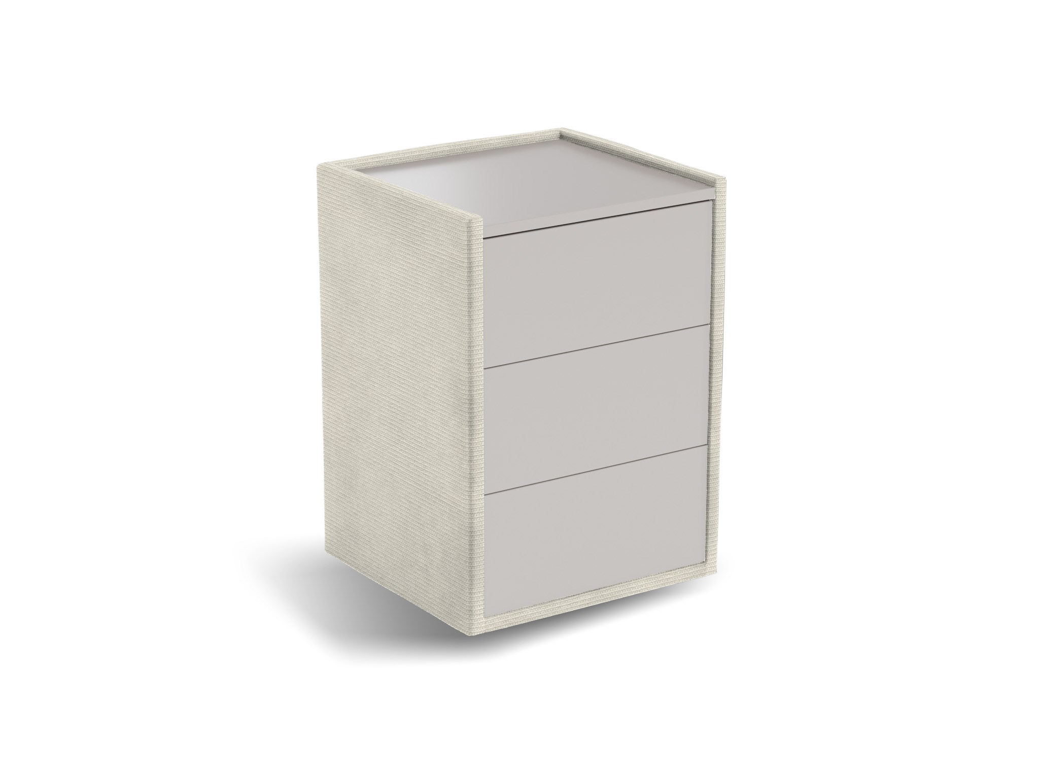 Nachtkastje Roy | Front taupe | Mito | parelmoer