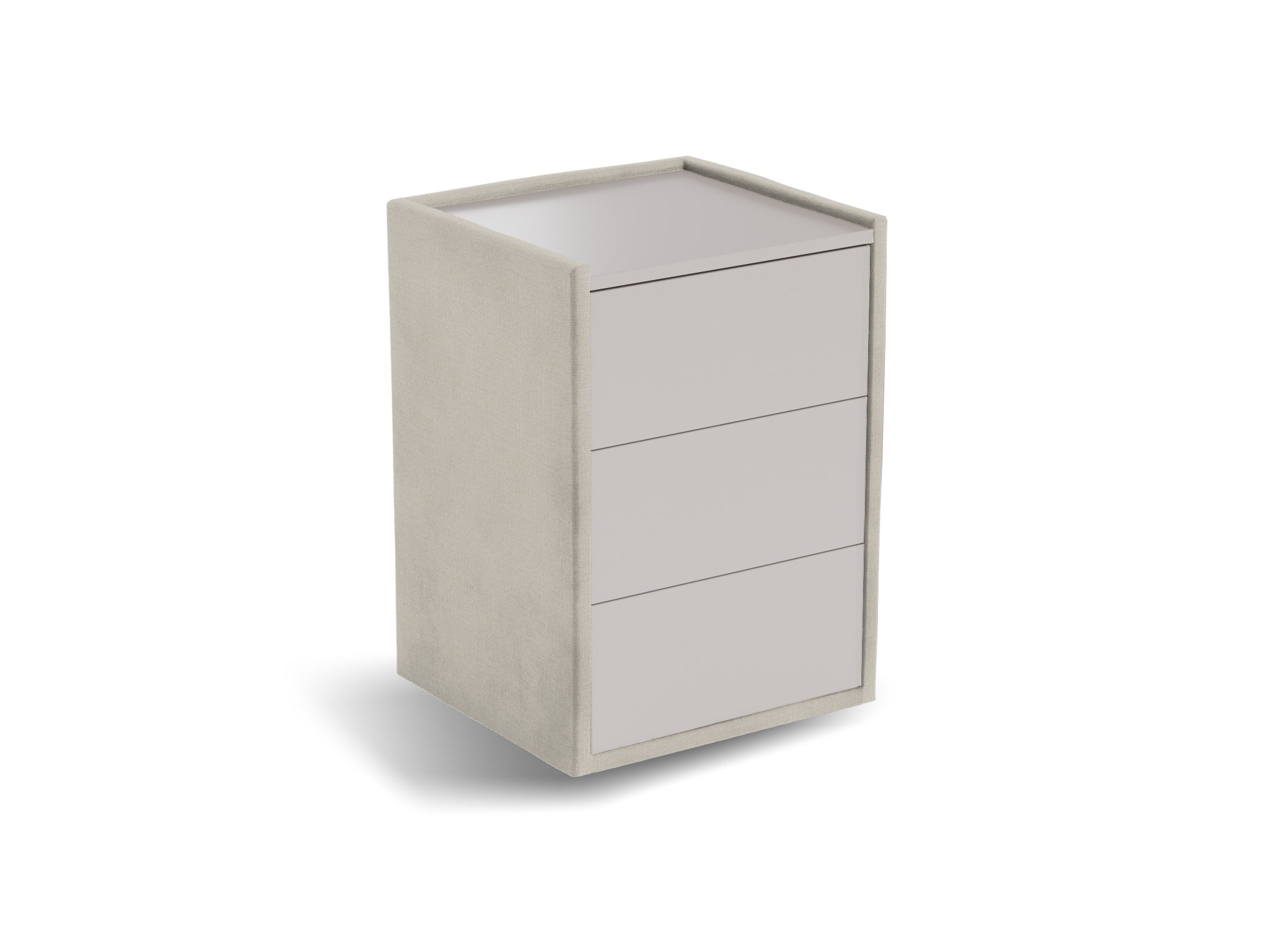 Nachtkastje Roy | Front taupe | Attraction | linnen