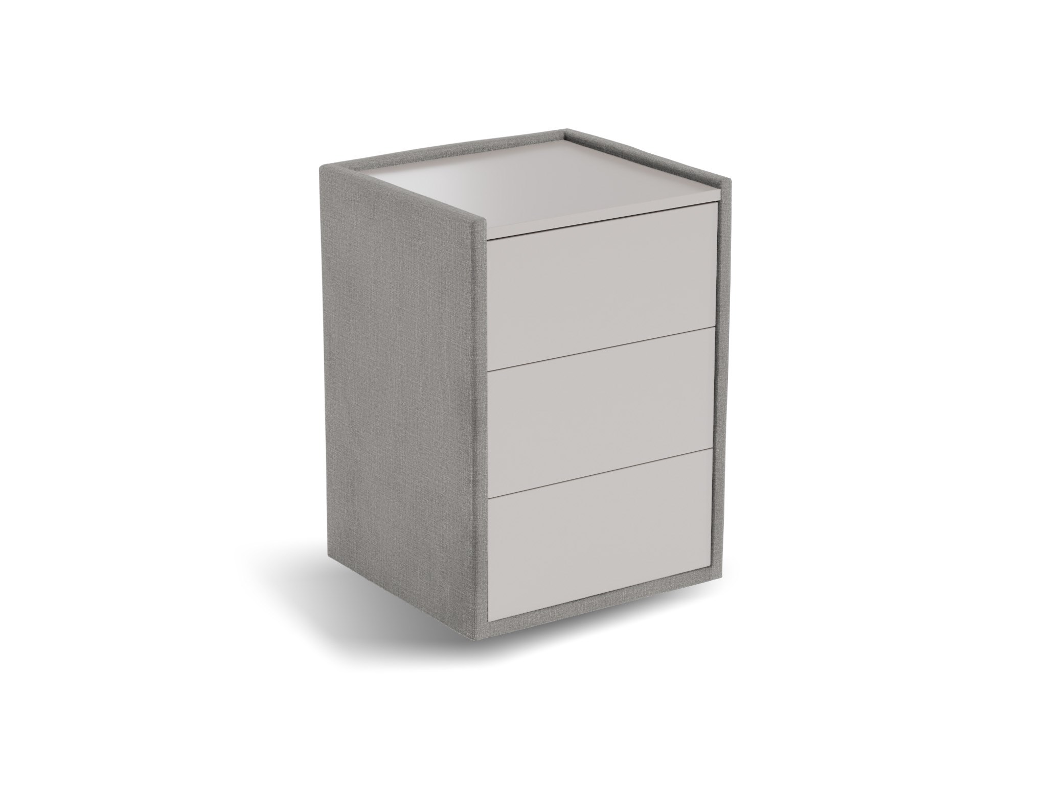 Nachtkastje Roy | Front taupe | Attraction | staal