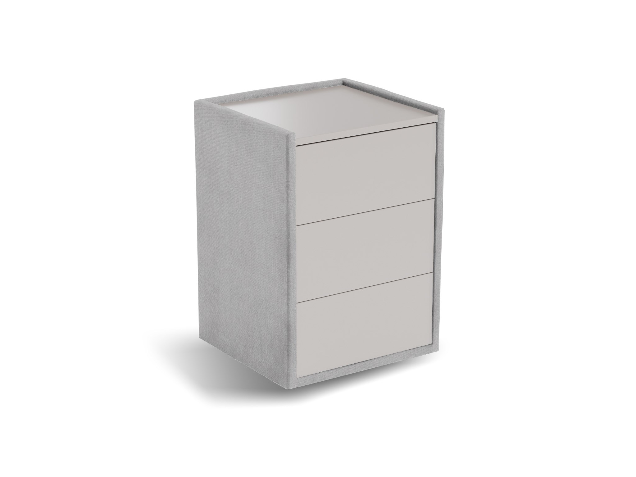Nachtkastje Roy | Front taupe | Cape | lichtgrijs