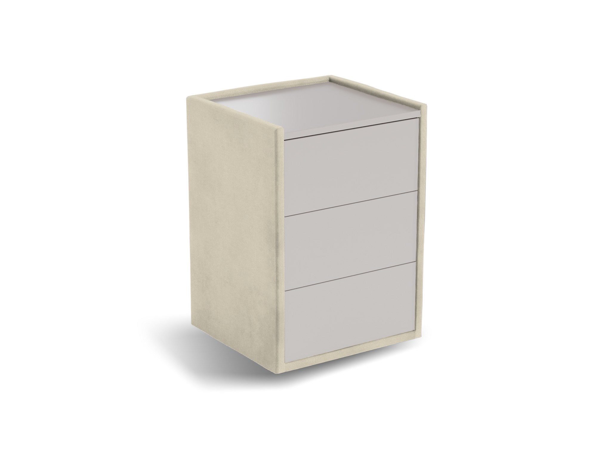 Nachtkastje Roy | Front taupe | Cape | linnen
