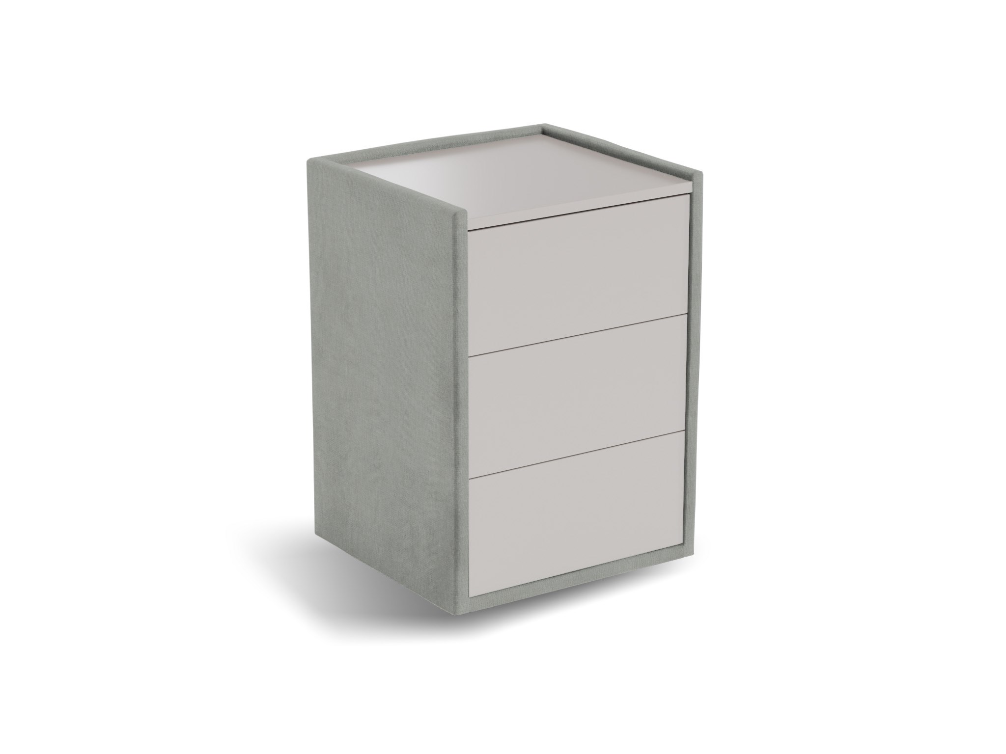 Nachtkastje Roy | Front taupe | Cape | staal