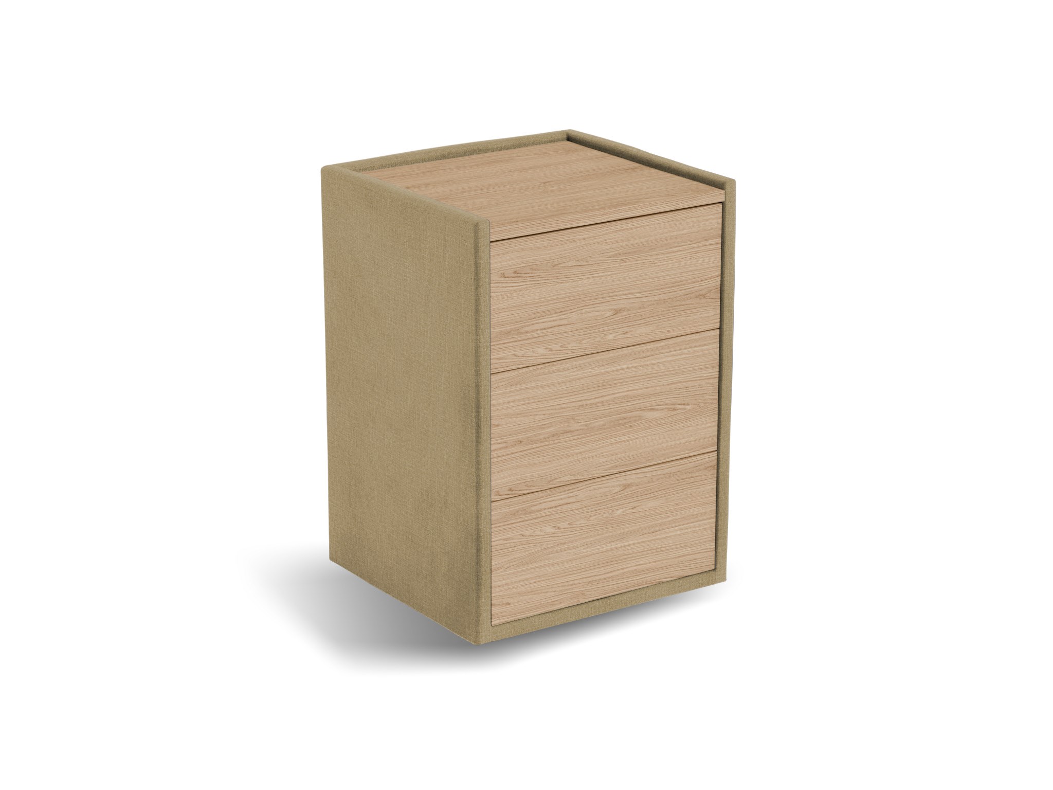 Nachtkastje Roy | Front eiken | Attraction | goud
