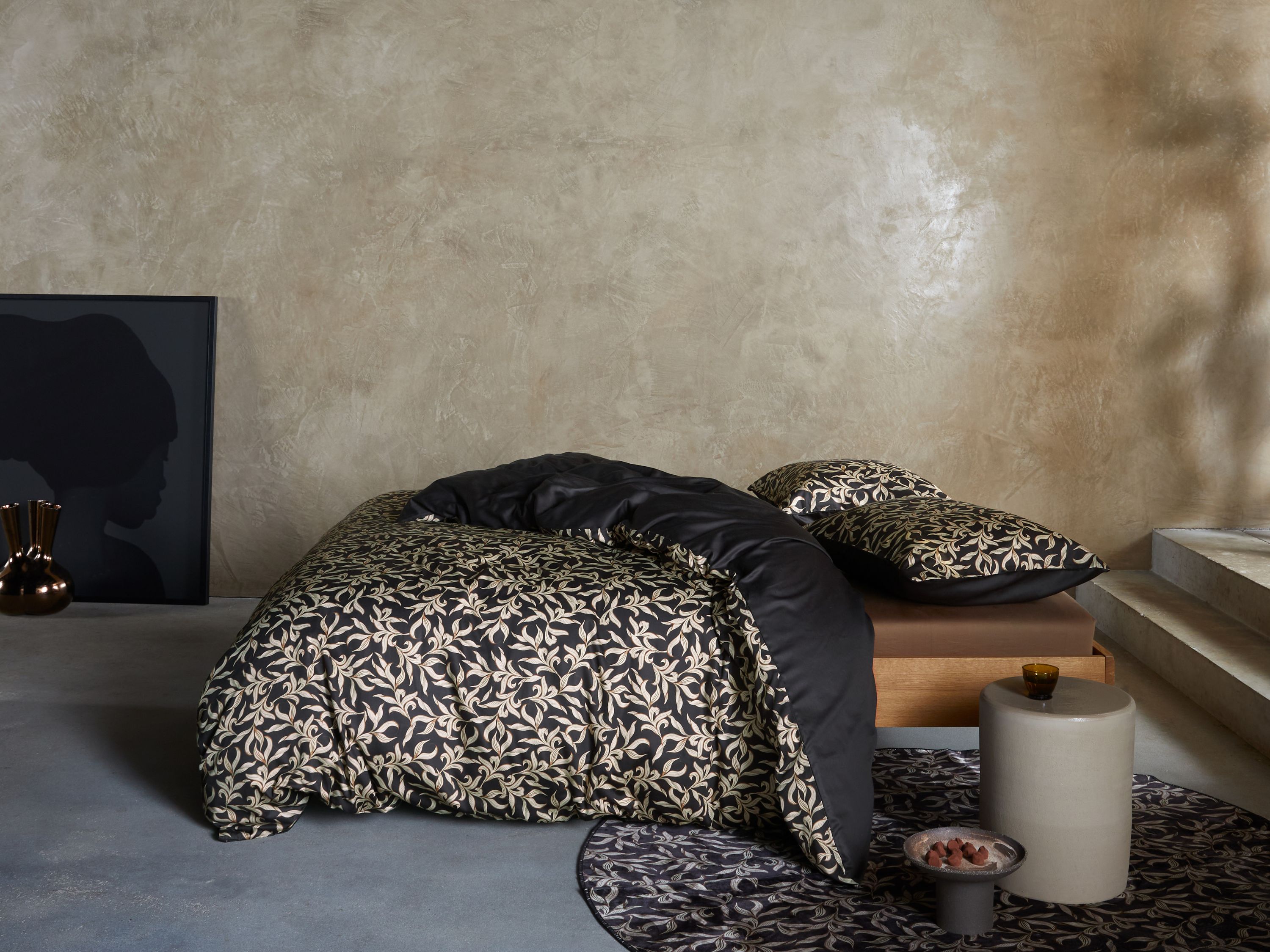 TotaalBED Dekbedovertrek Juliette Almost Black