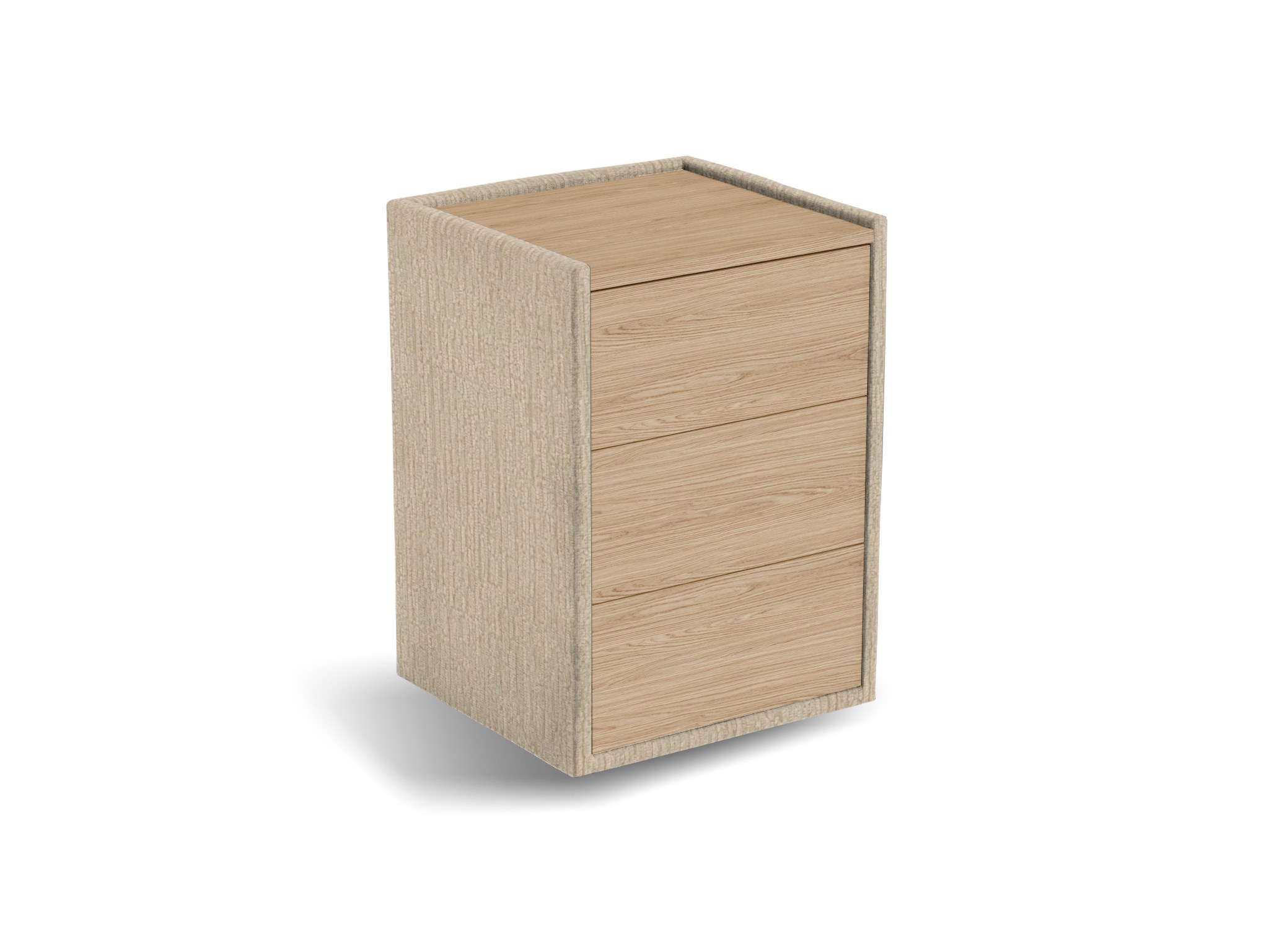 Nachtkastje Roy | Front eiken | fusion | beige