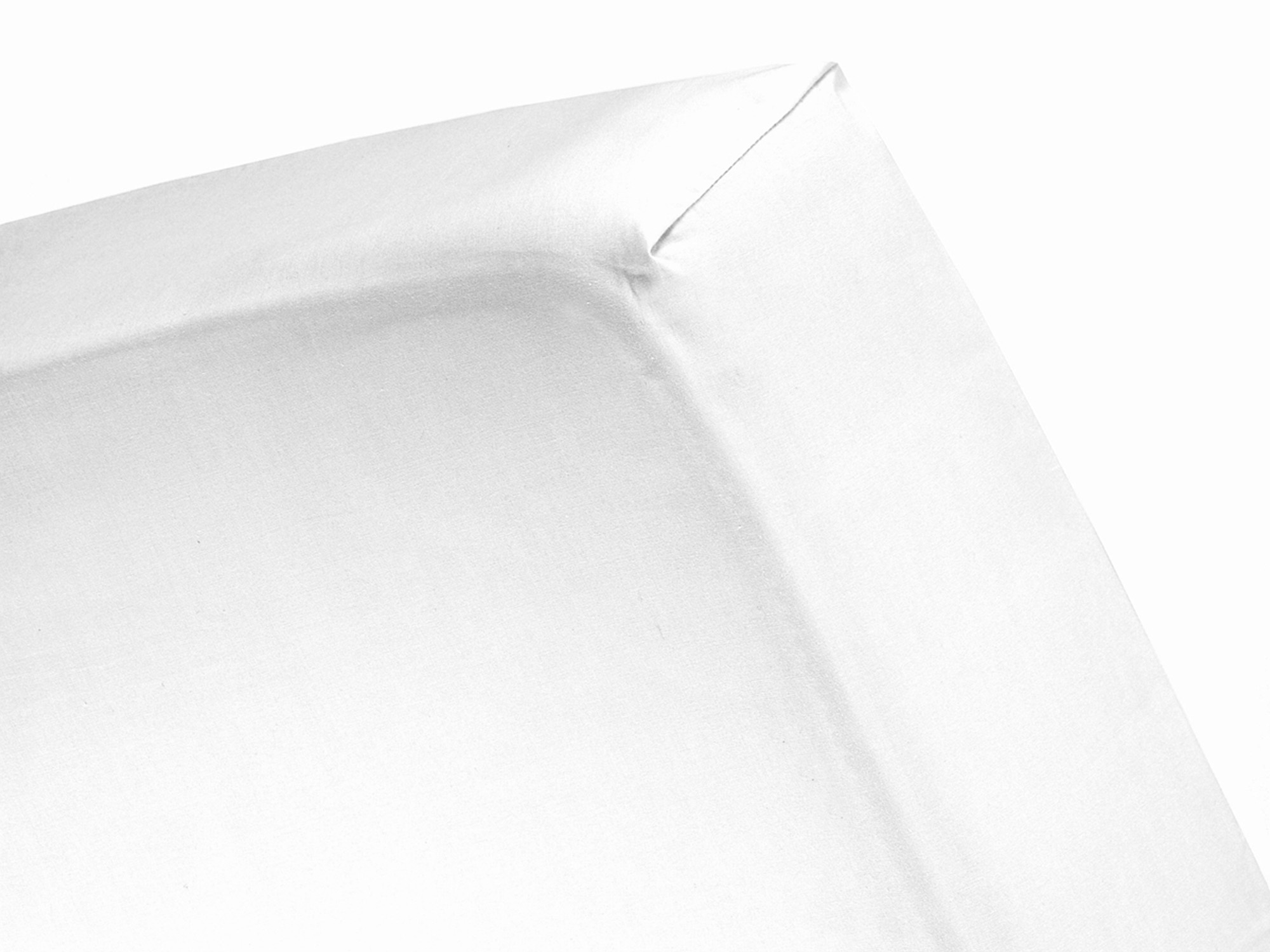 TotaalBED YOON hoeslaken katoensatijn | wit | 80 x 200 cm