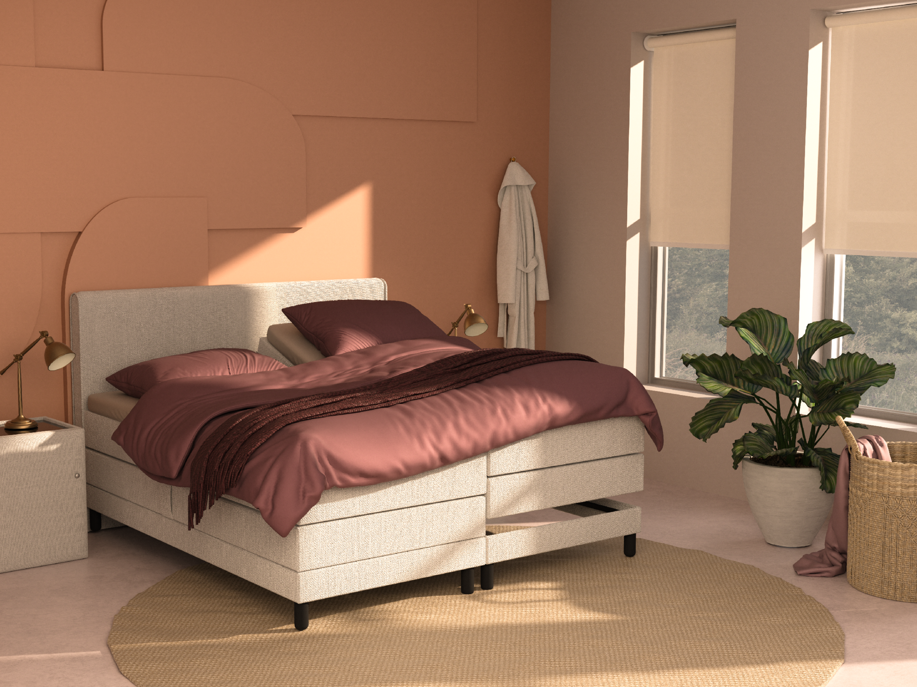 TotaalBED Boxspring Levanger elektrisch