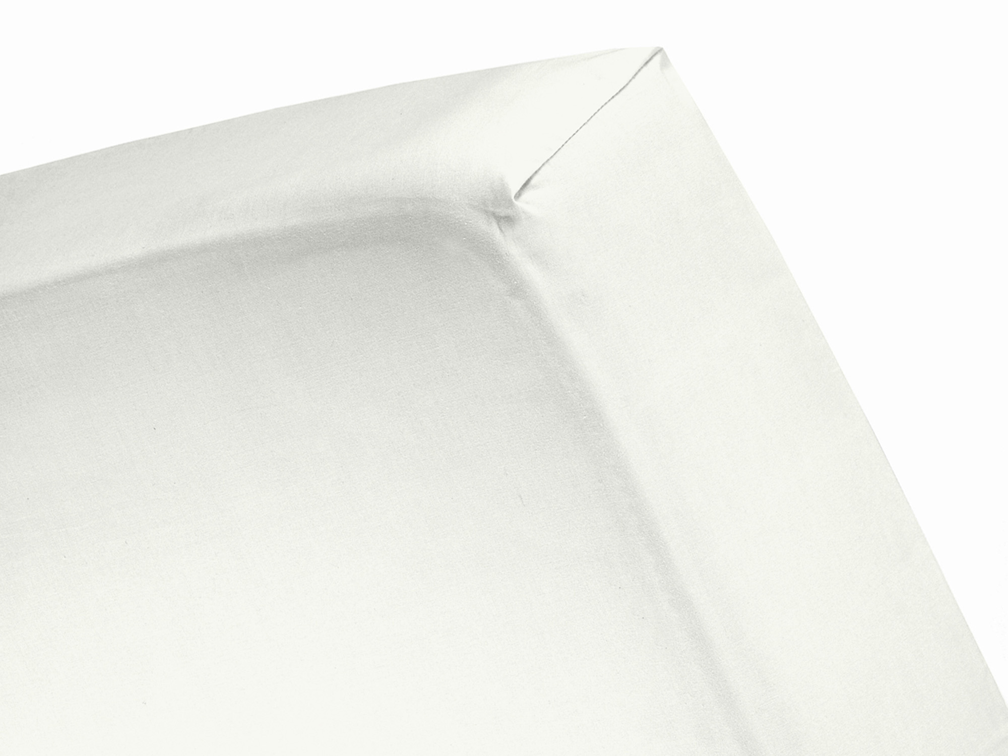TotaalBED YOON hoeslaken katoensatijn | crÃ¨me | 180 x 220 cm