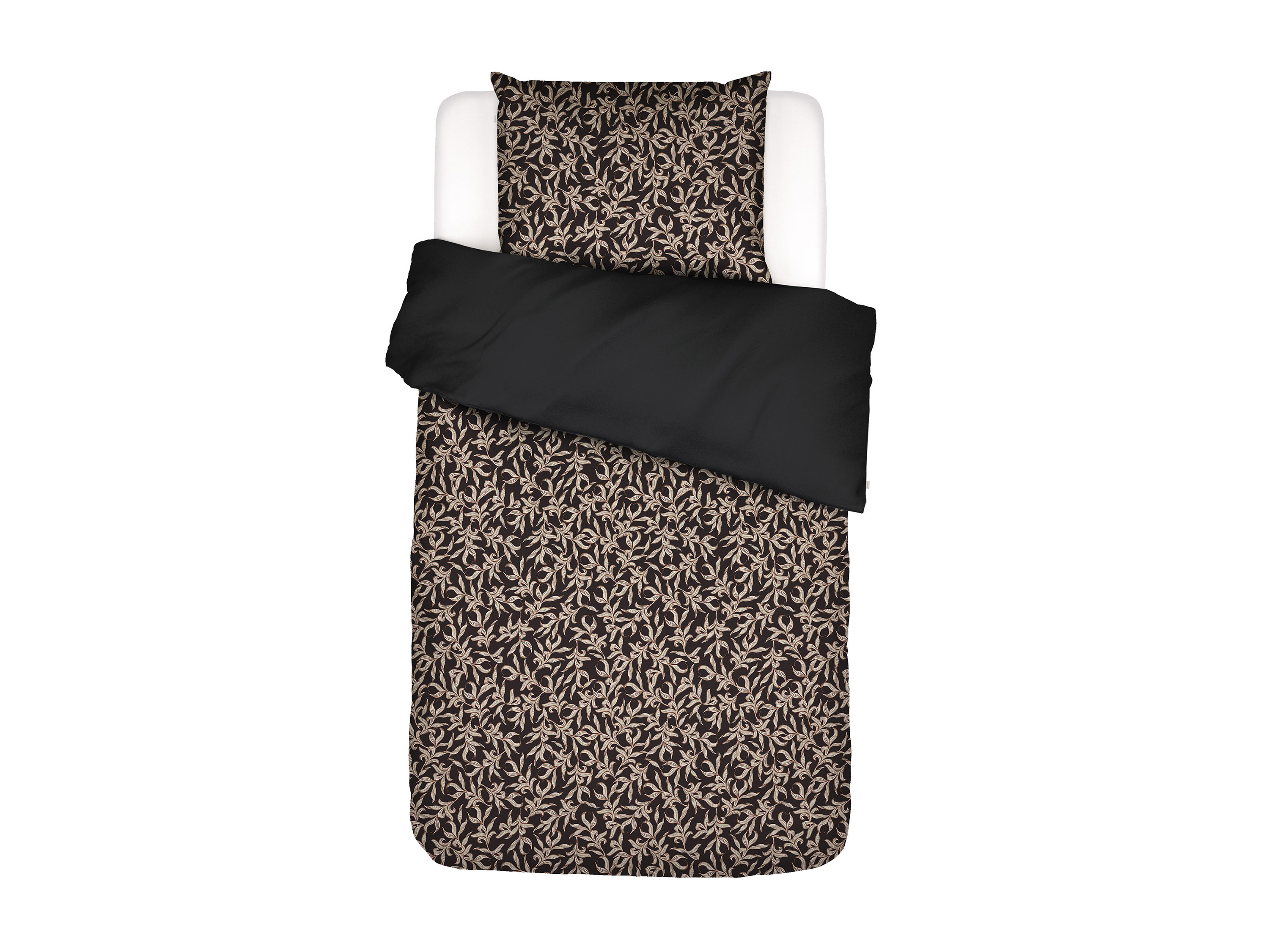 TotaalBED Dekbedovertrek Juliette Almost Black 140 x 200/220 cm