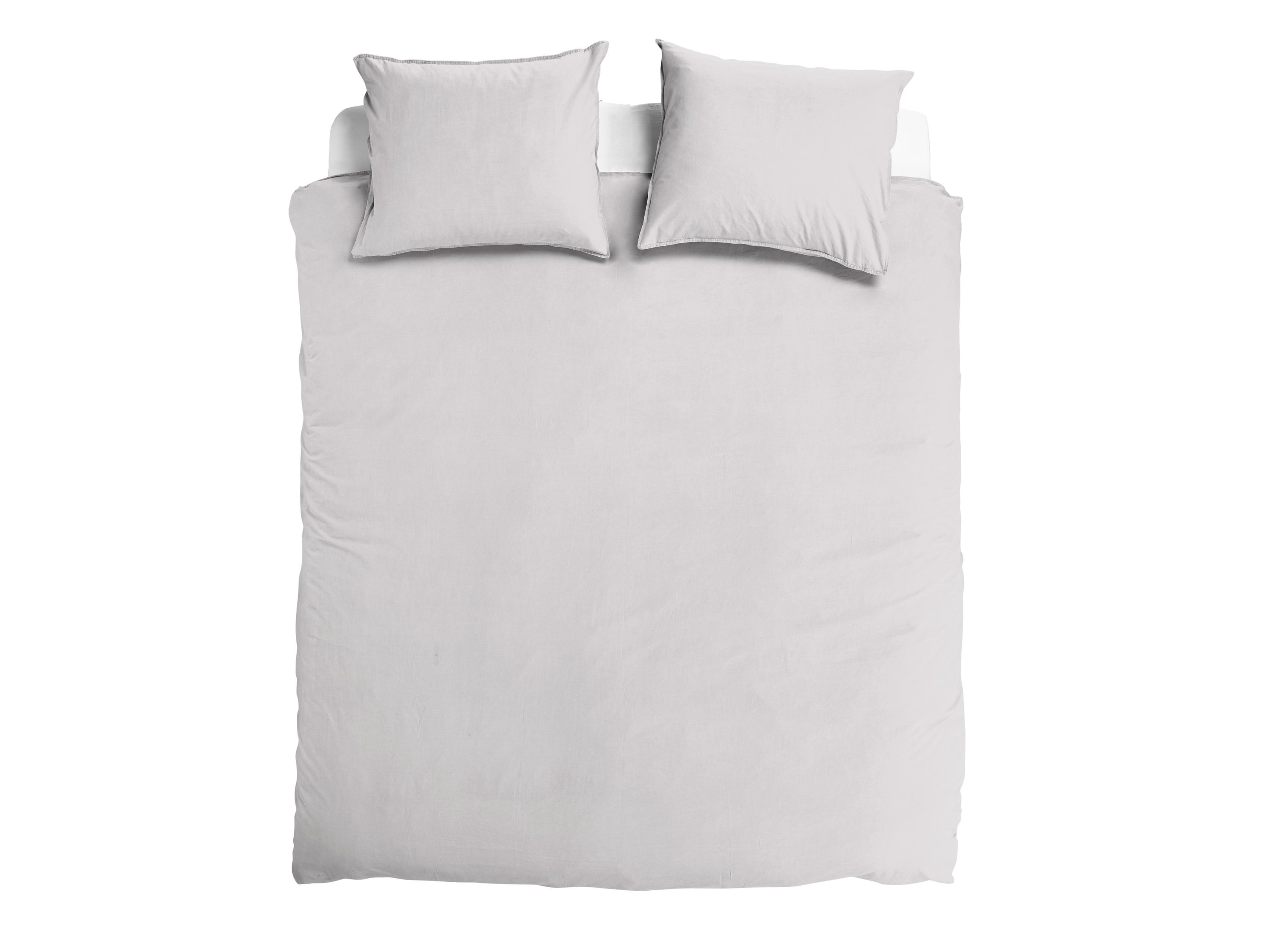 TotaalBED Dekbedovertrek Noa Ice Grey 140 x 200/220 cm