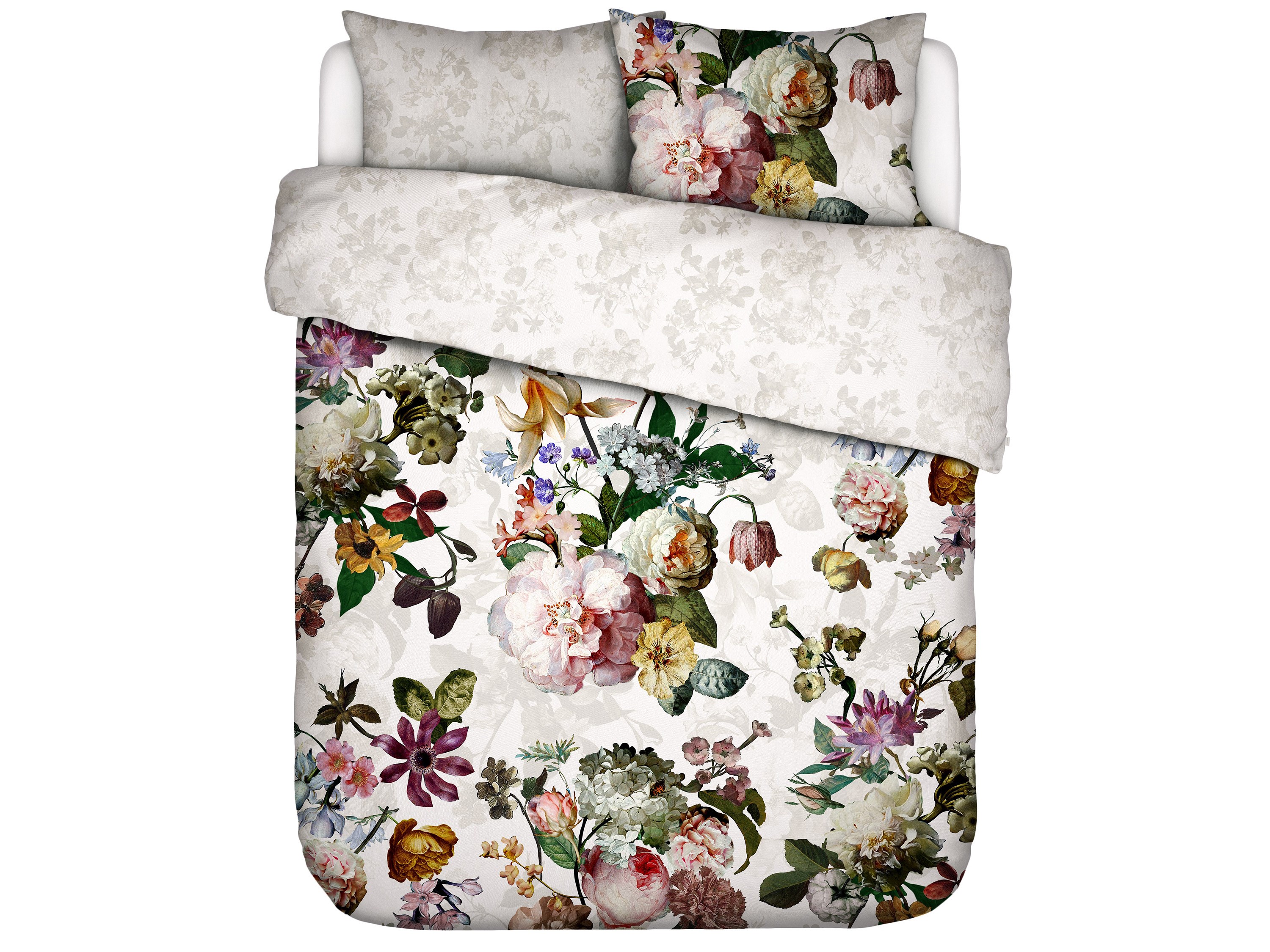 TotaalBED Dekbedovertrek Fleur White 240 x 200/220 cm