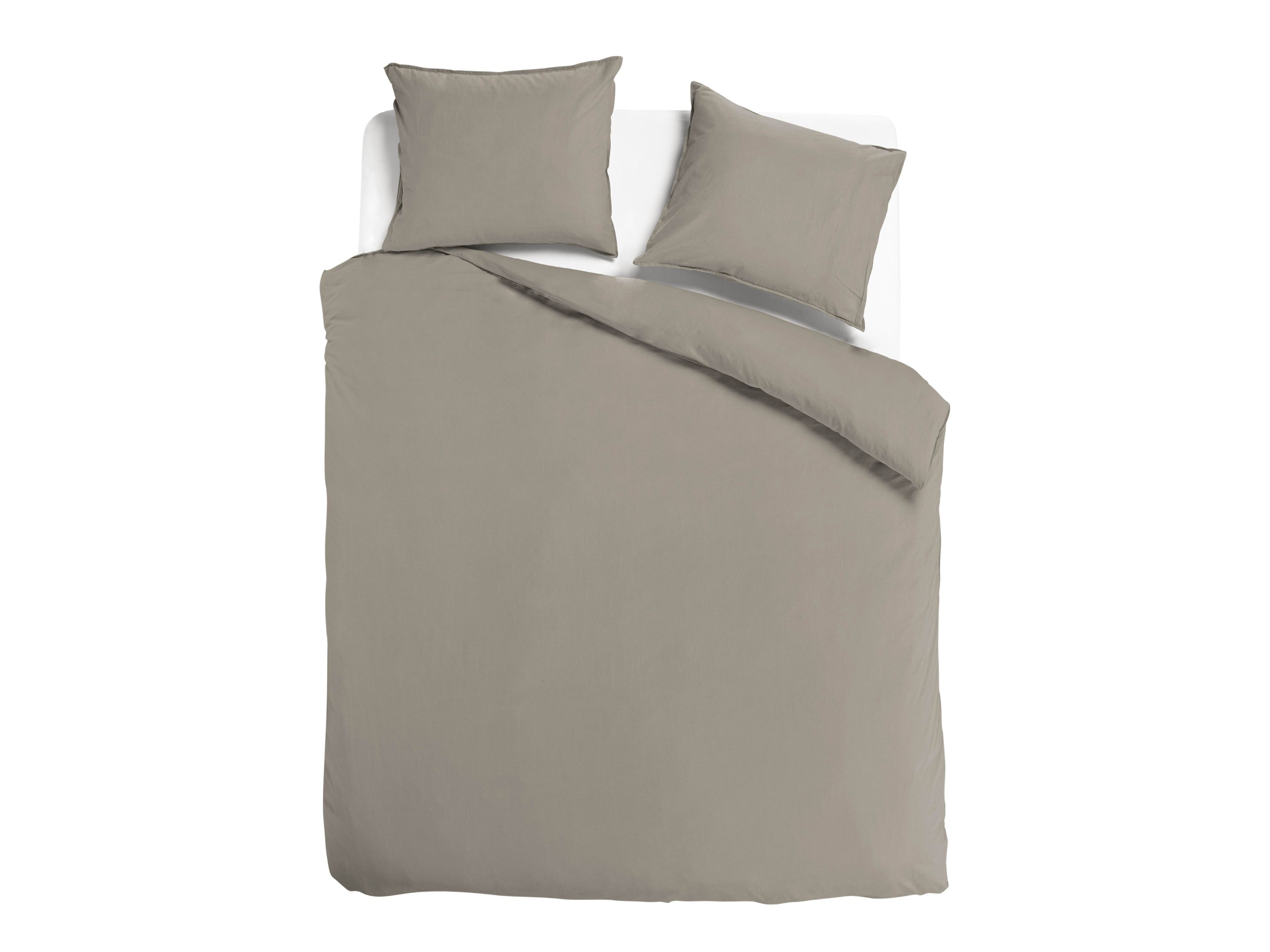 TotaalBED Dekbedovertrek Noa Taupe 200 x 200/220 cm