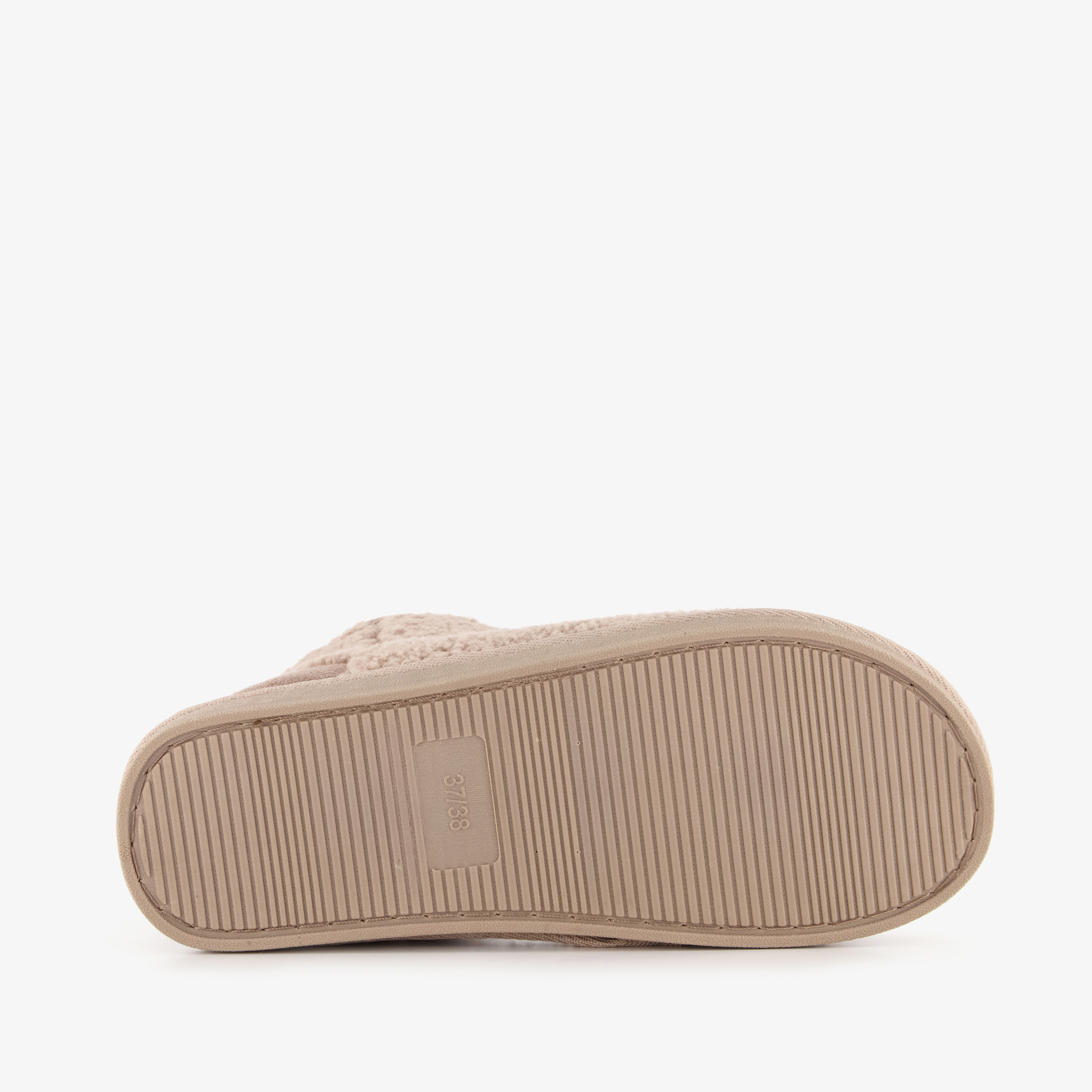 Thu!s gevoerde teddy pantoffels beige dames – foto 3