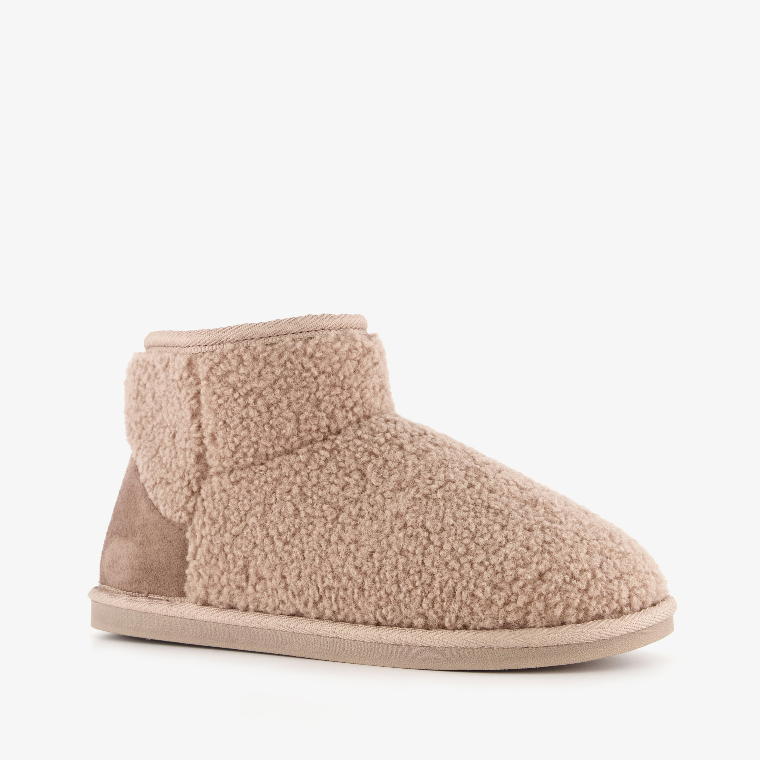Thu!s gevoerde teddy pantoffels beige dames