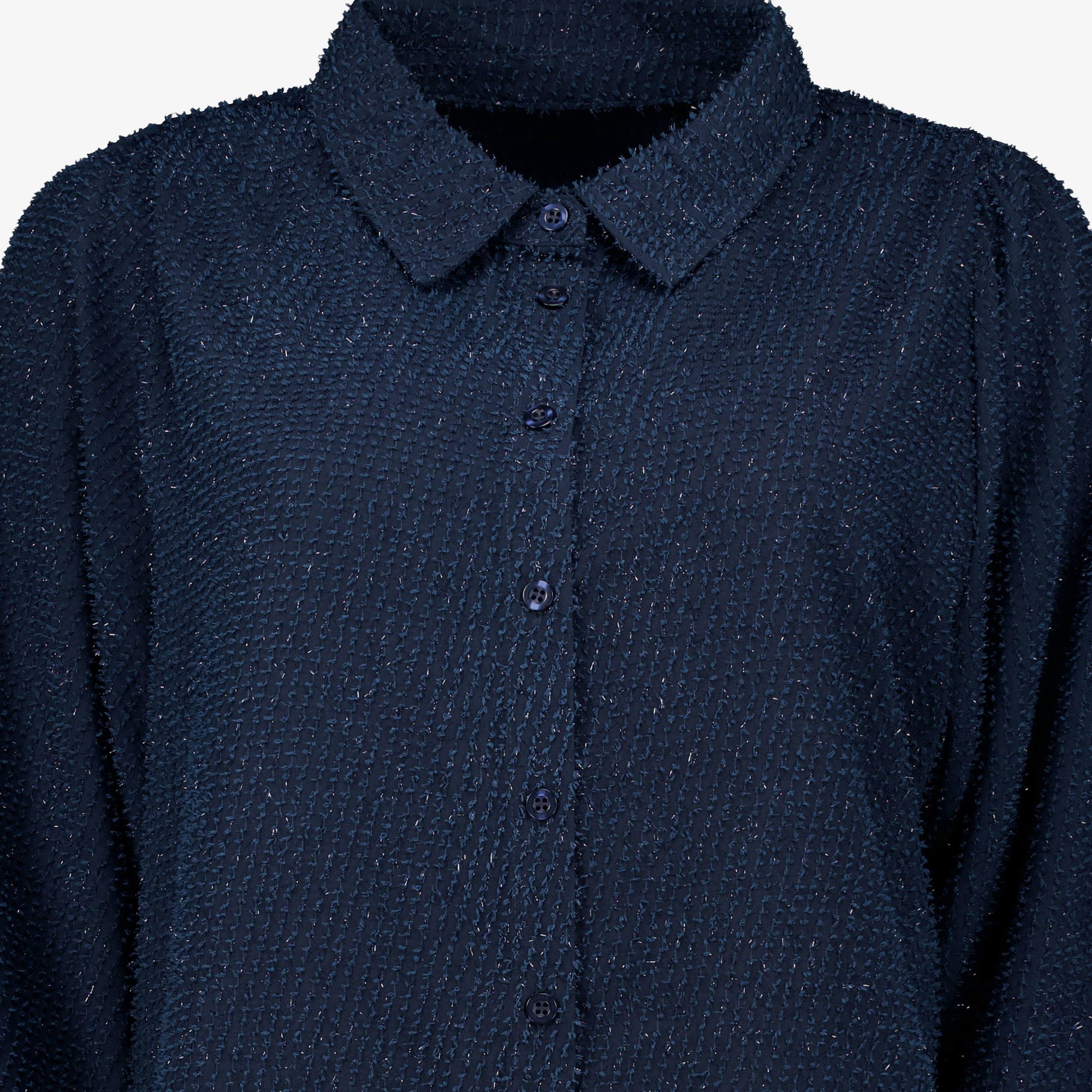 TwoDay dames blouse met subtiele glitters donkerblauw t-shirts & tops – foto 2