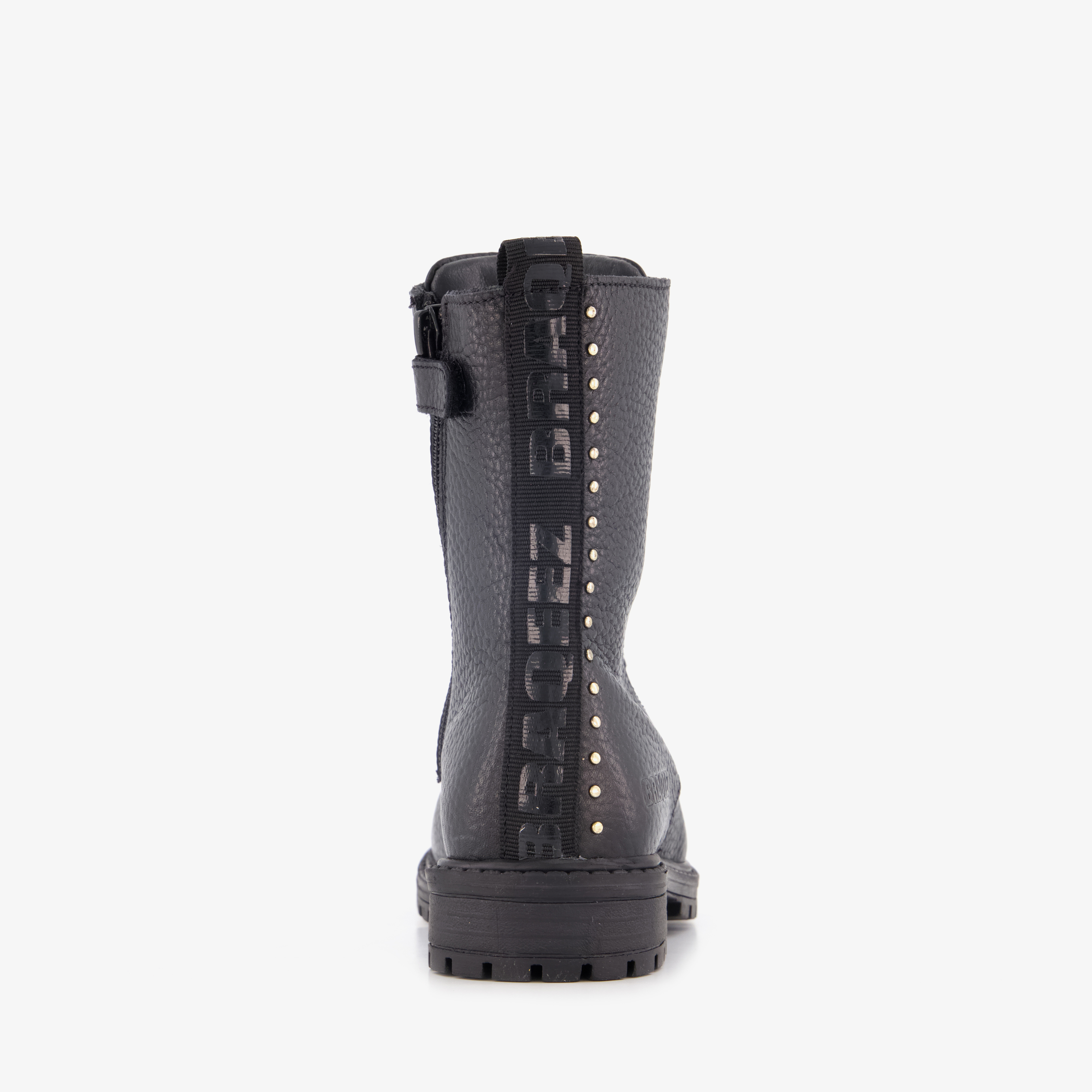 Braqeez leren meisjes veterboots zwart – foto 2