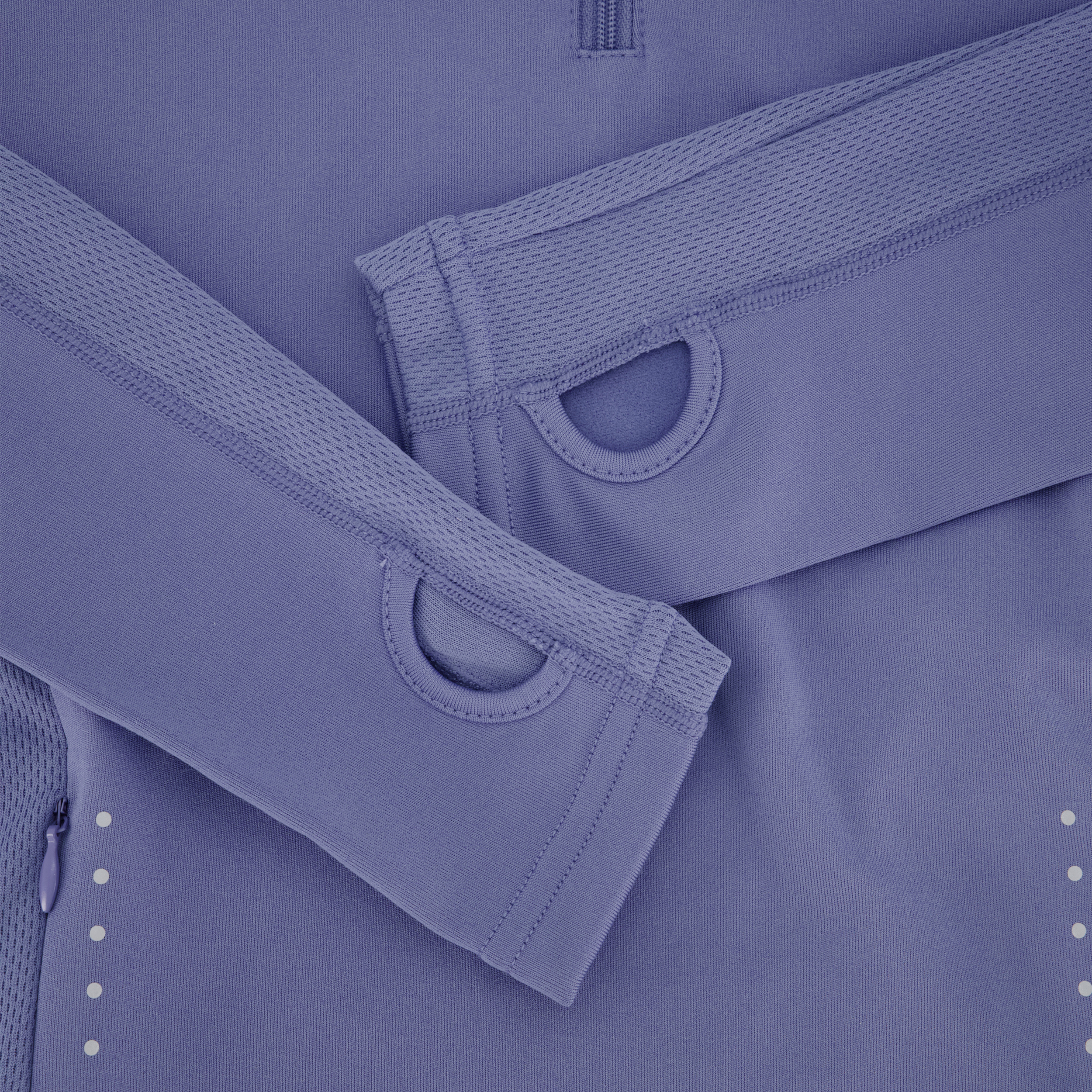 Osaga Dry meisjes hardloop pully lichtpaars longsleevestrainingsjassen – foto 3