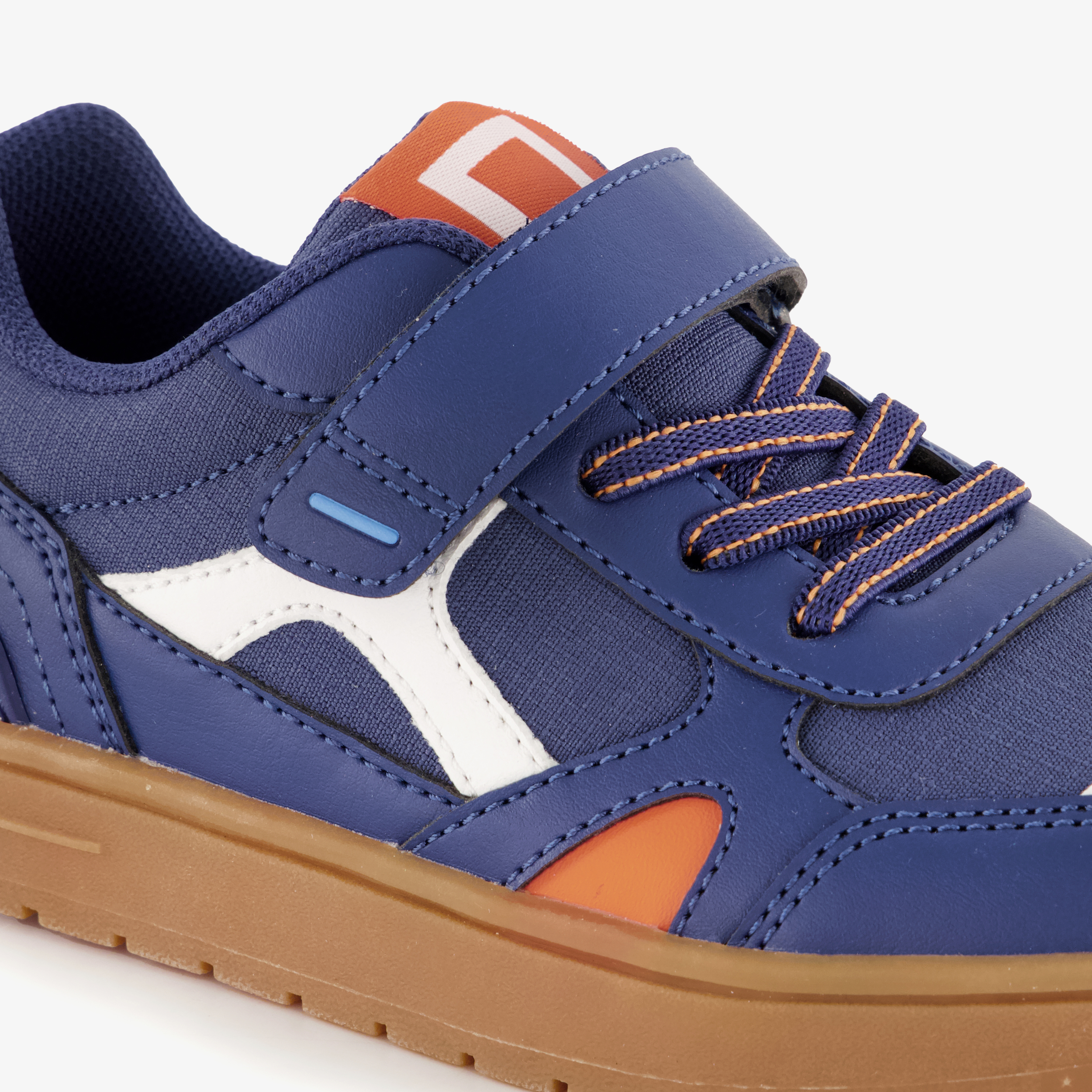 Blue Box jongens sneakers blauw oranje – foto 5