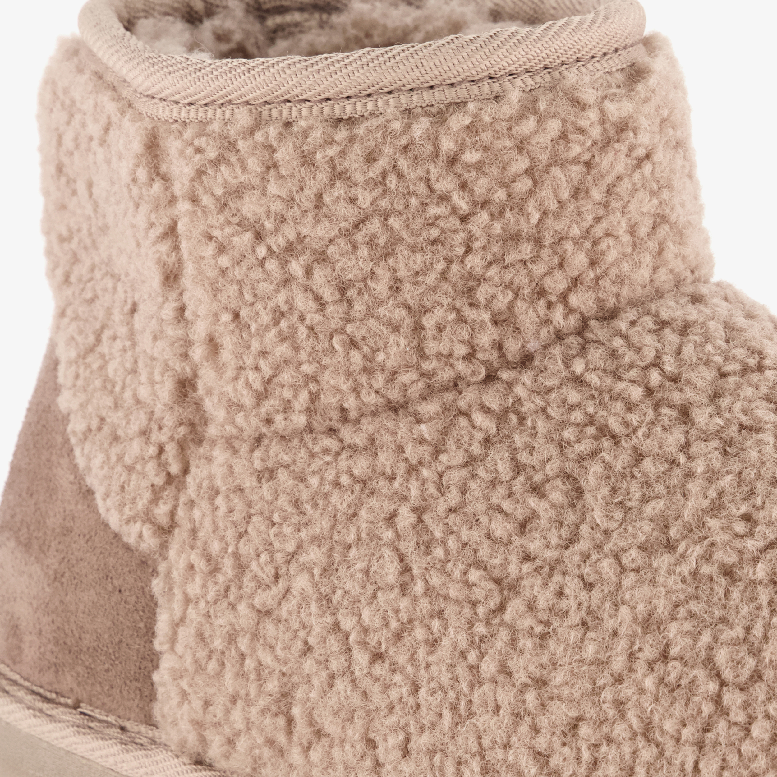 Thu!s gevoerde teddy pantoffels beige dames – foto 5