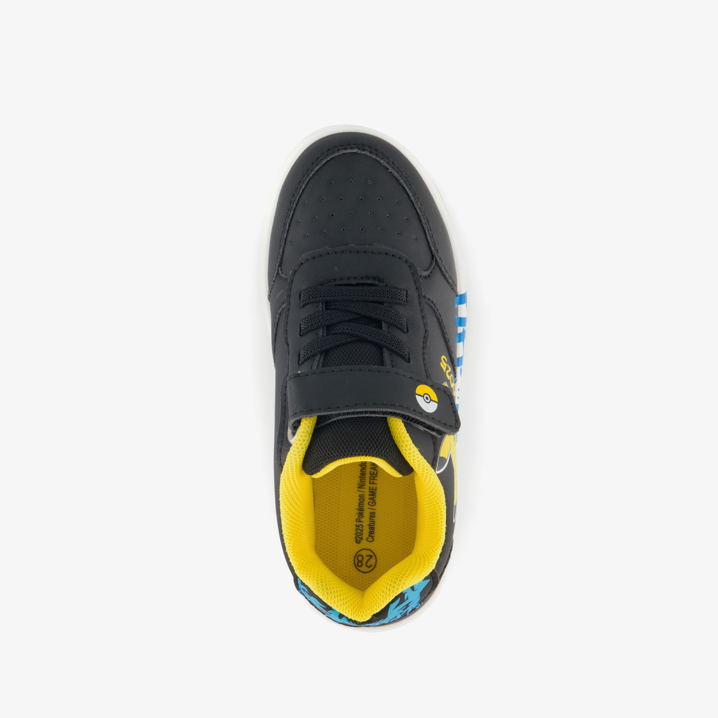 Pokemon jongens sneakers zwart geel – foto 4