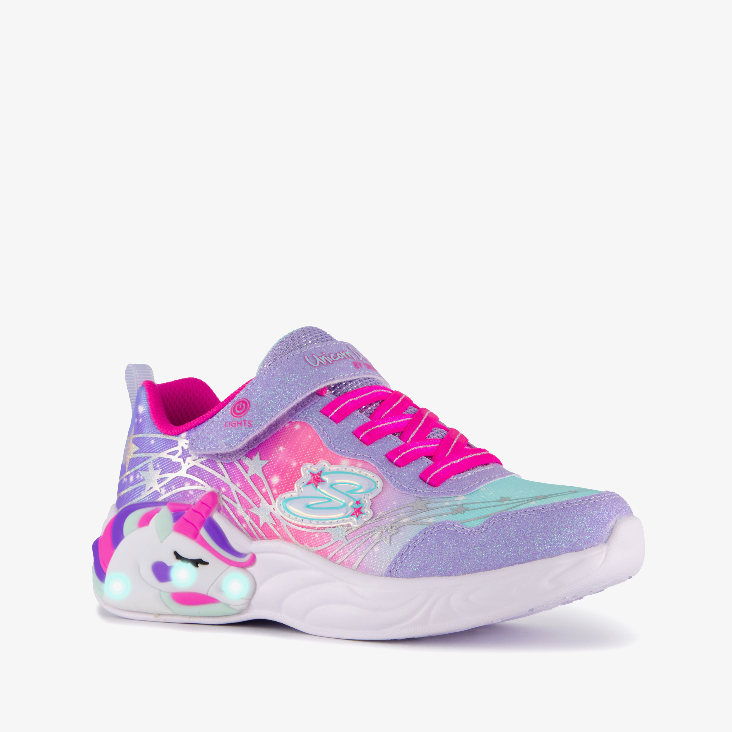 Skechers S-Light Unicorn Dreams meisjes sneakers