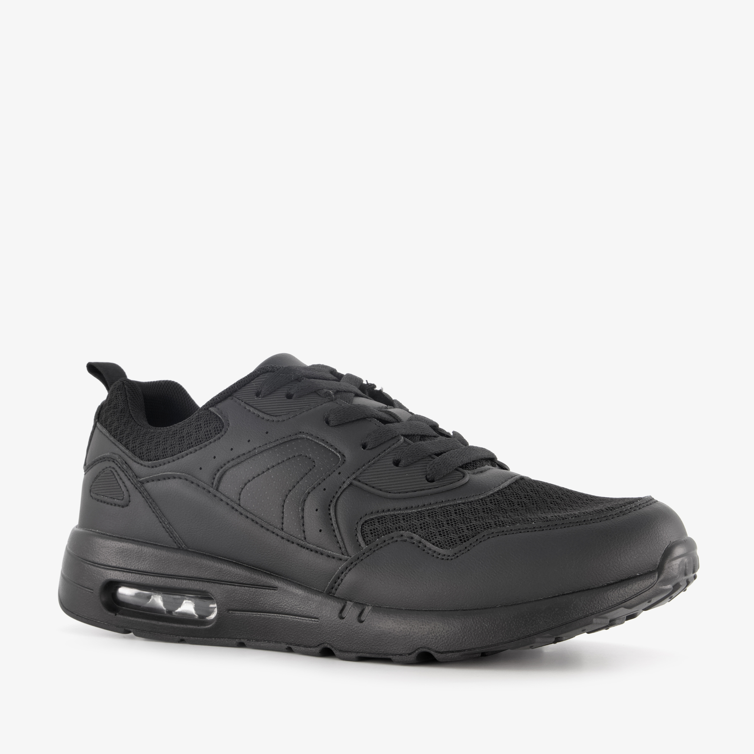 Blue Box heren sneakers met airzool zwart