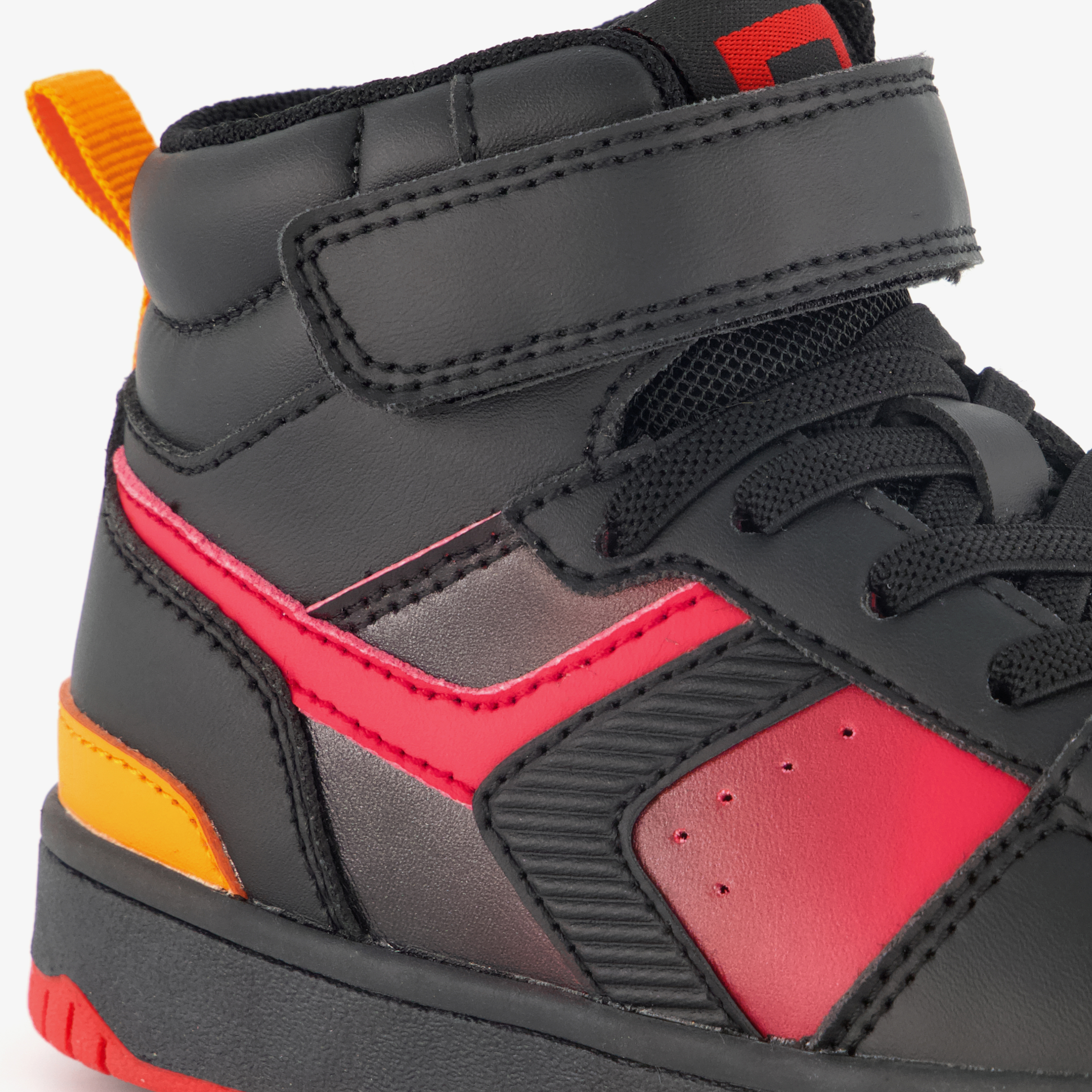 Blue Box hoge jongens sneakers zwart rood laarzen – foto 5