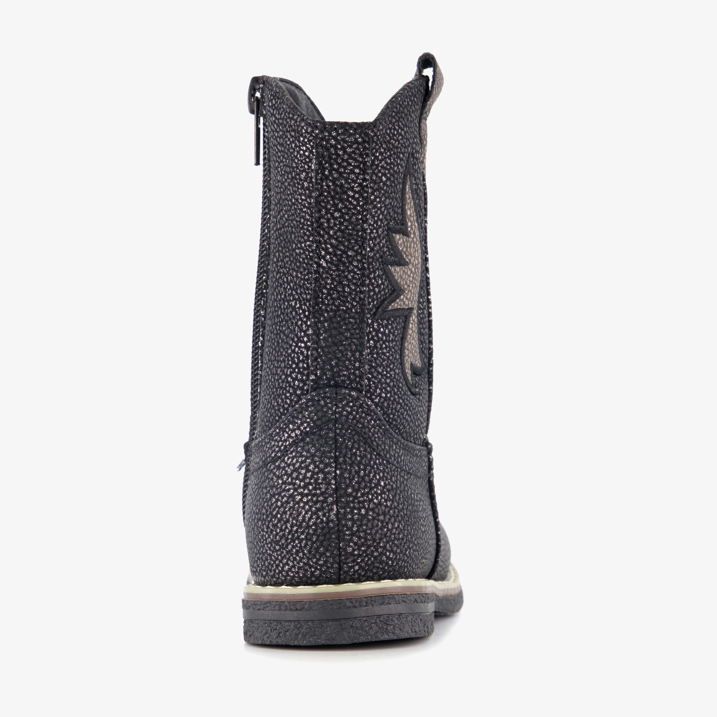 Blue Box meisjes western boots met glitters zwart enkellaarzen – foto 2