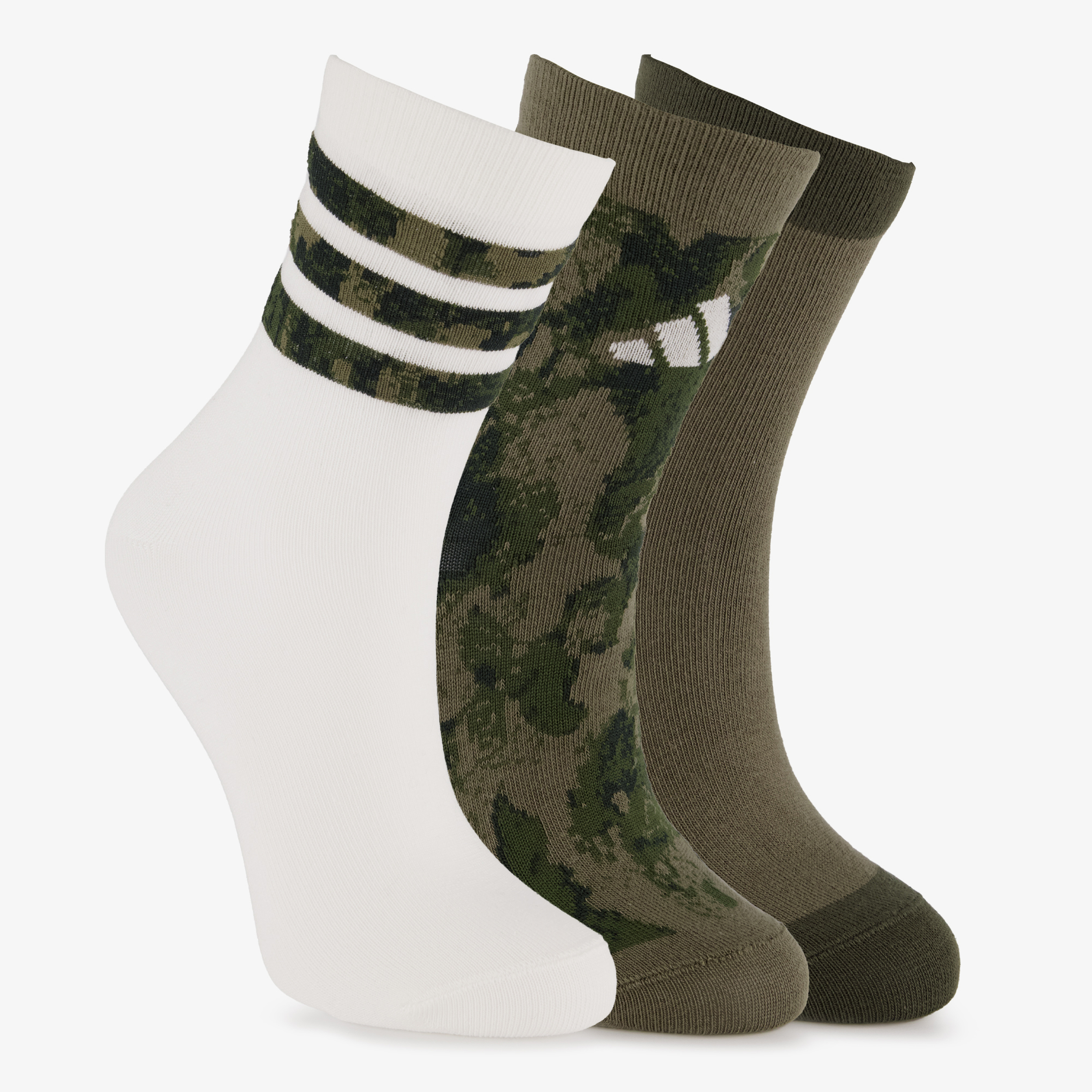 Adidas Camo Graphic kinder sokken groen meisjes