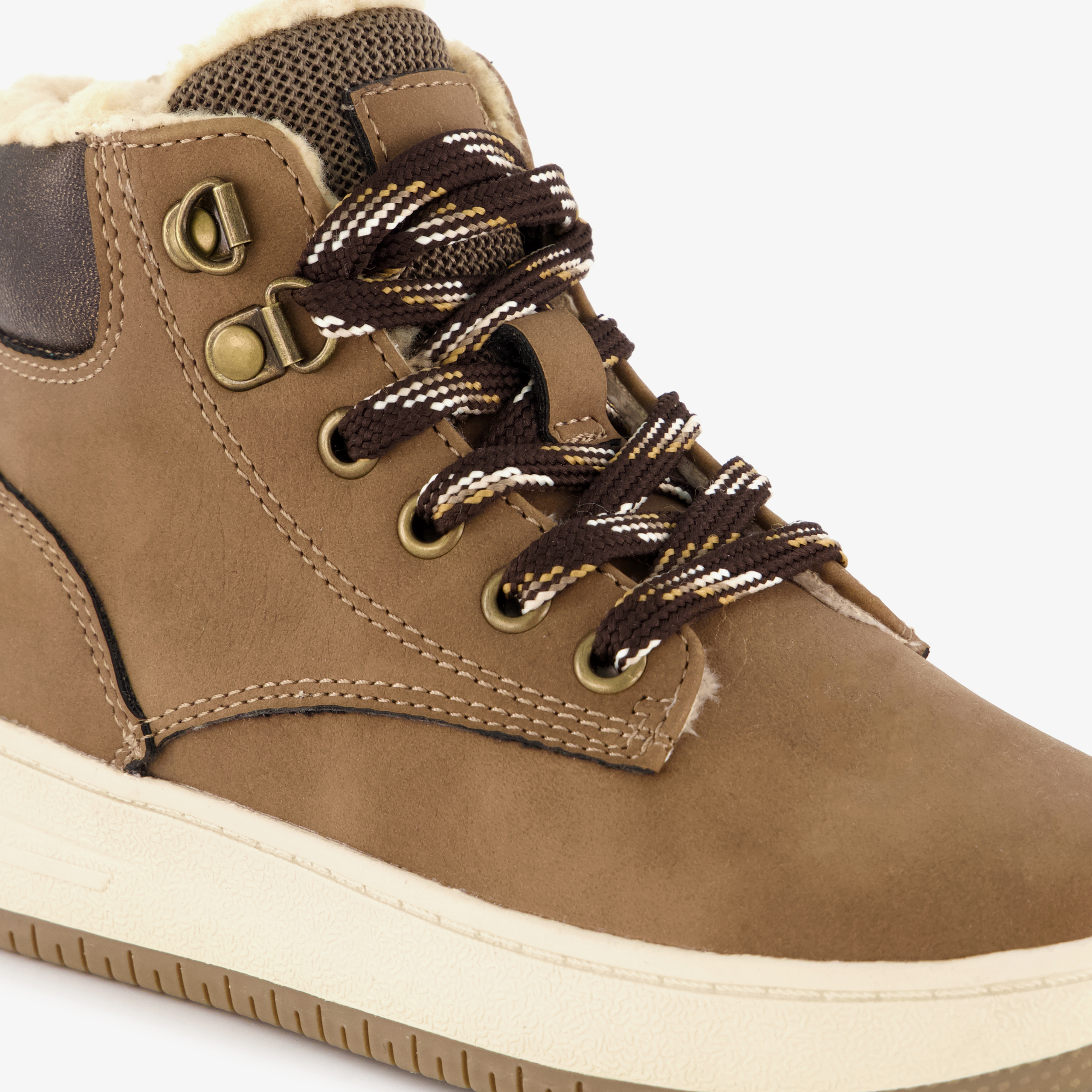 Blue Box hoge jongens sneakers cognac – foto 5
